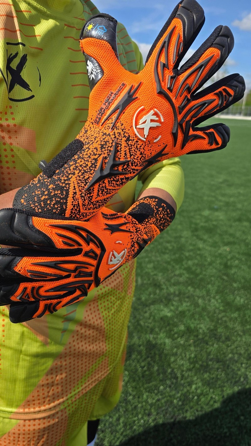 Kx ‘Volf’ Negatif Kesim Profesyonel Maç Eldiveni 🧤 'TURUNCU'