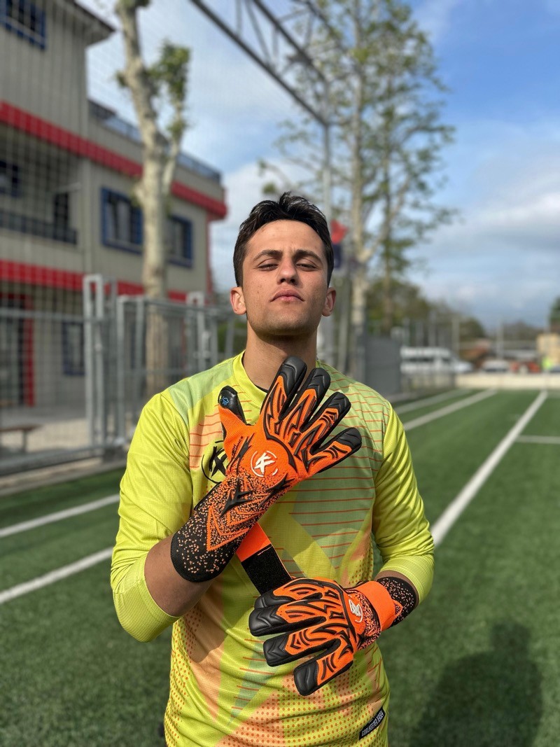 Kx ‘Volf’ Negatif Kesim Profesyonel Maç Eldiveni 🧤 'TURUNCU'