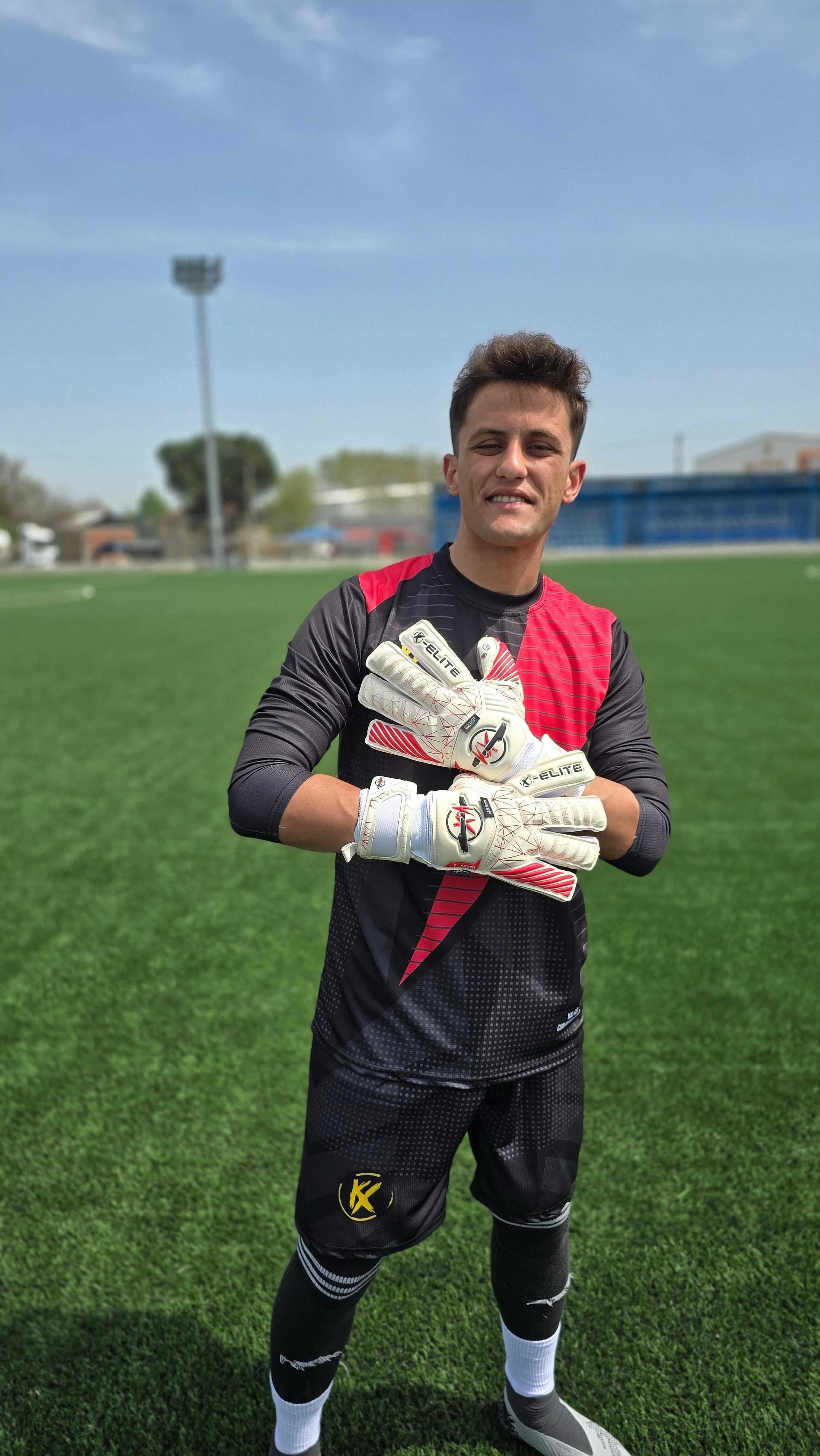 Kx Strong BONY -Maximizer Cut- Pro Match Glove 'White Red'