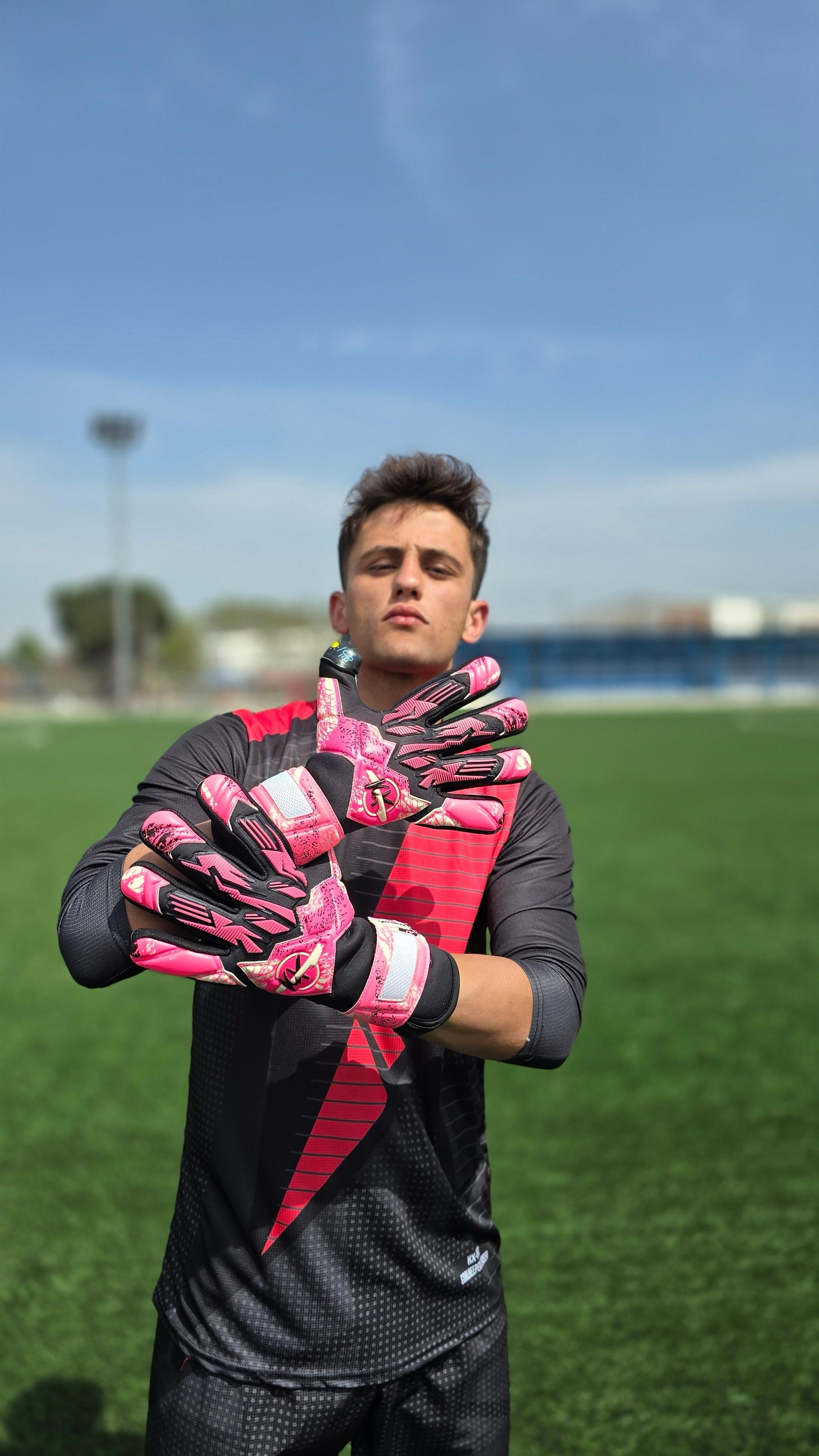 Kx VIPER ‘PINK’ Elite Goalkeeper Gloves