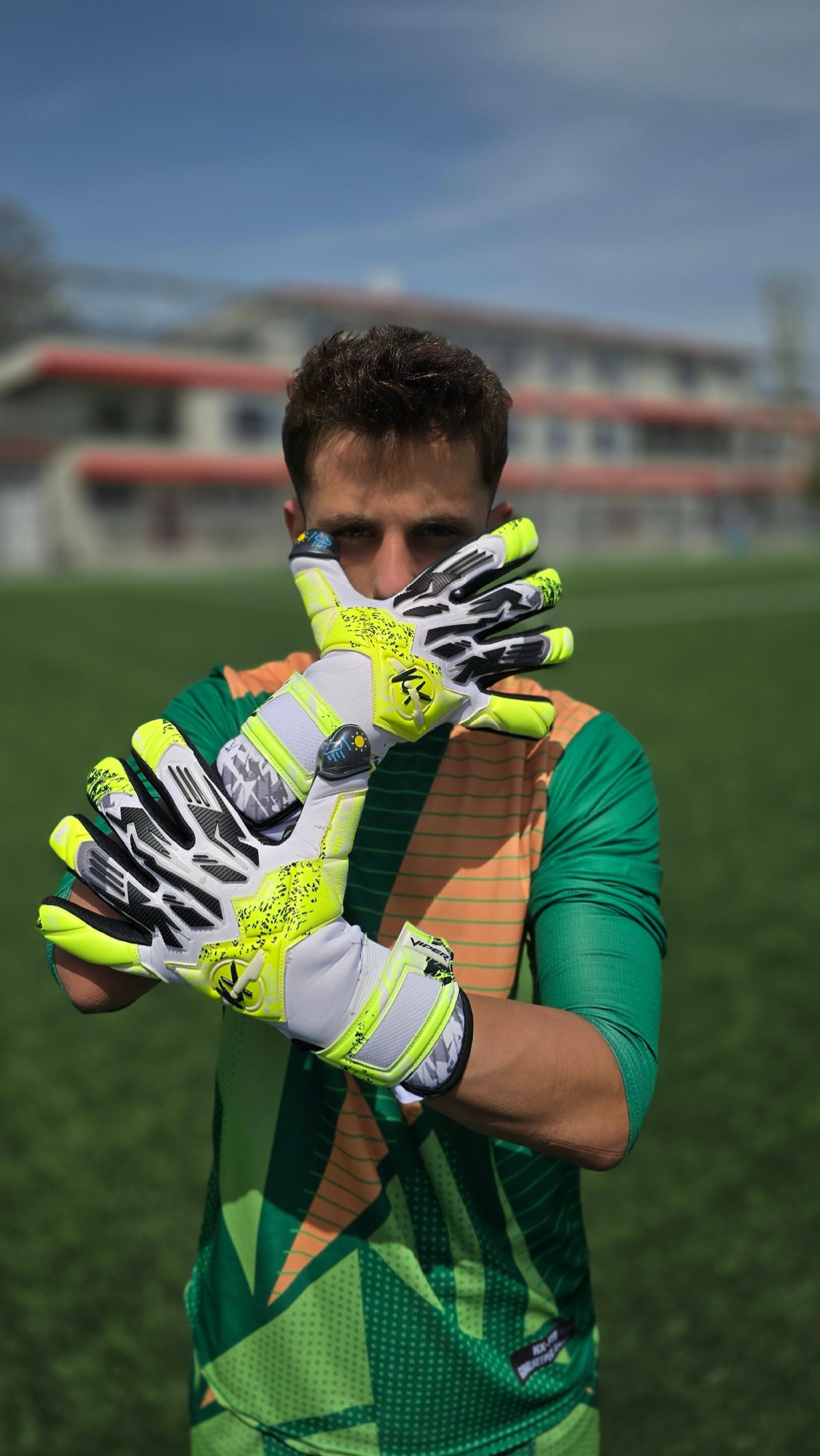 Kx VİPER ‘NEON GREEN’ Elite Goalkeeper Gloves