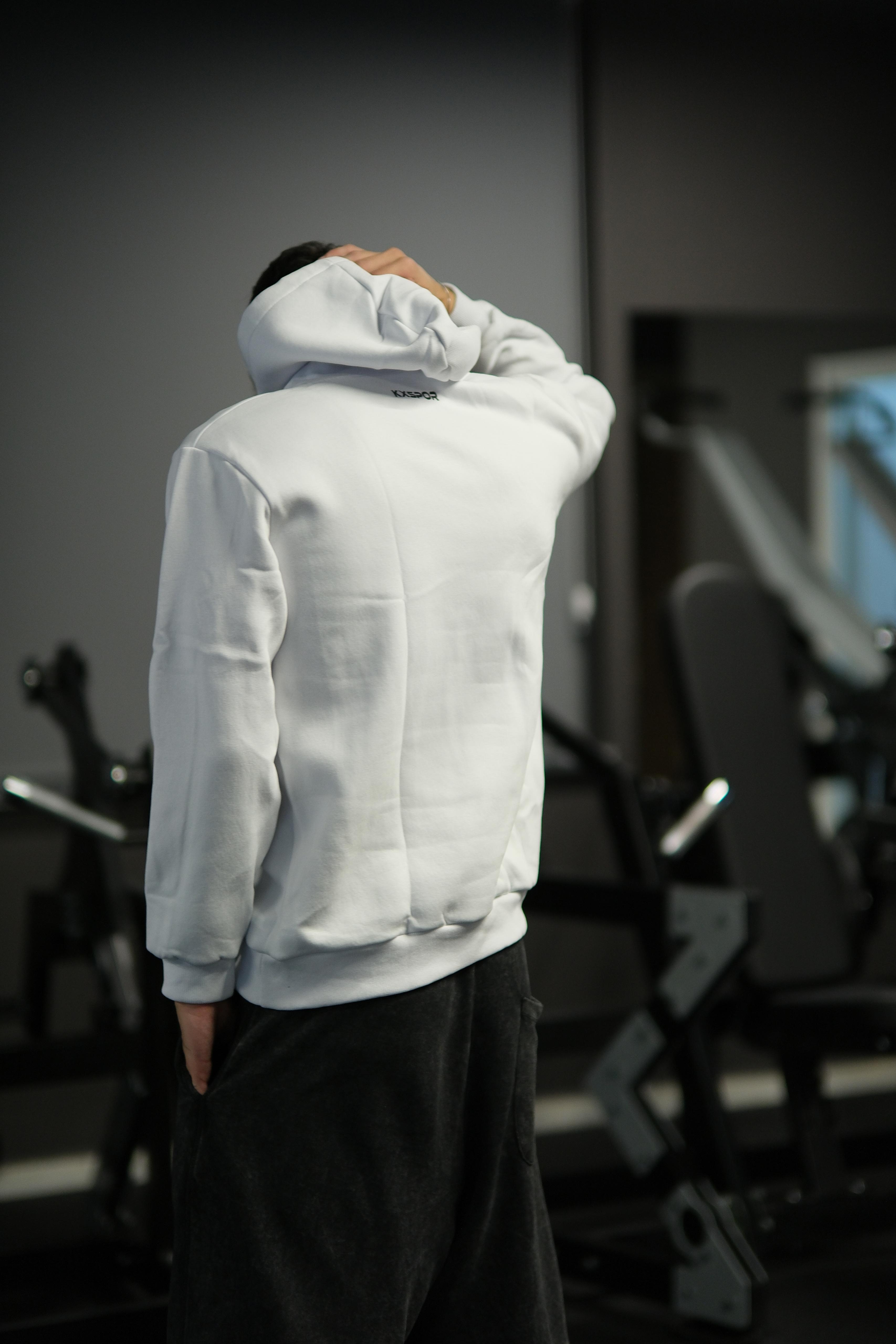 KX Logolu, Kapüşonlu Sweatshirt 
