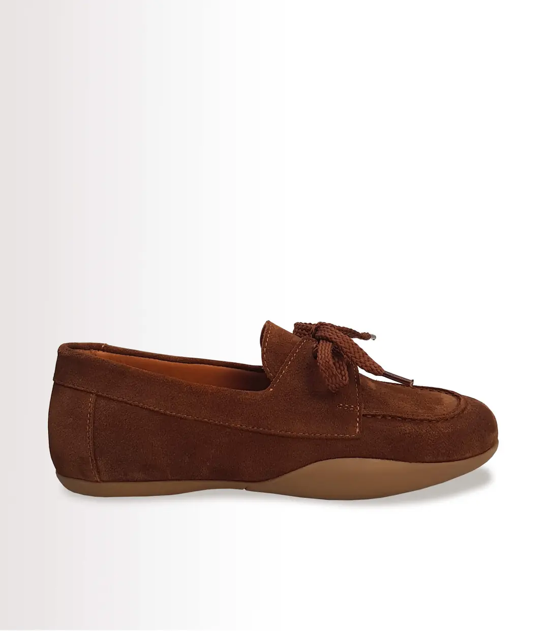 Puera Purdes Hakiki Deri - Bağcık Detaylı Loafer (Taba)