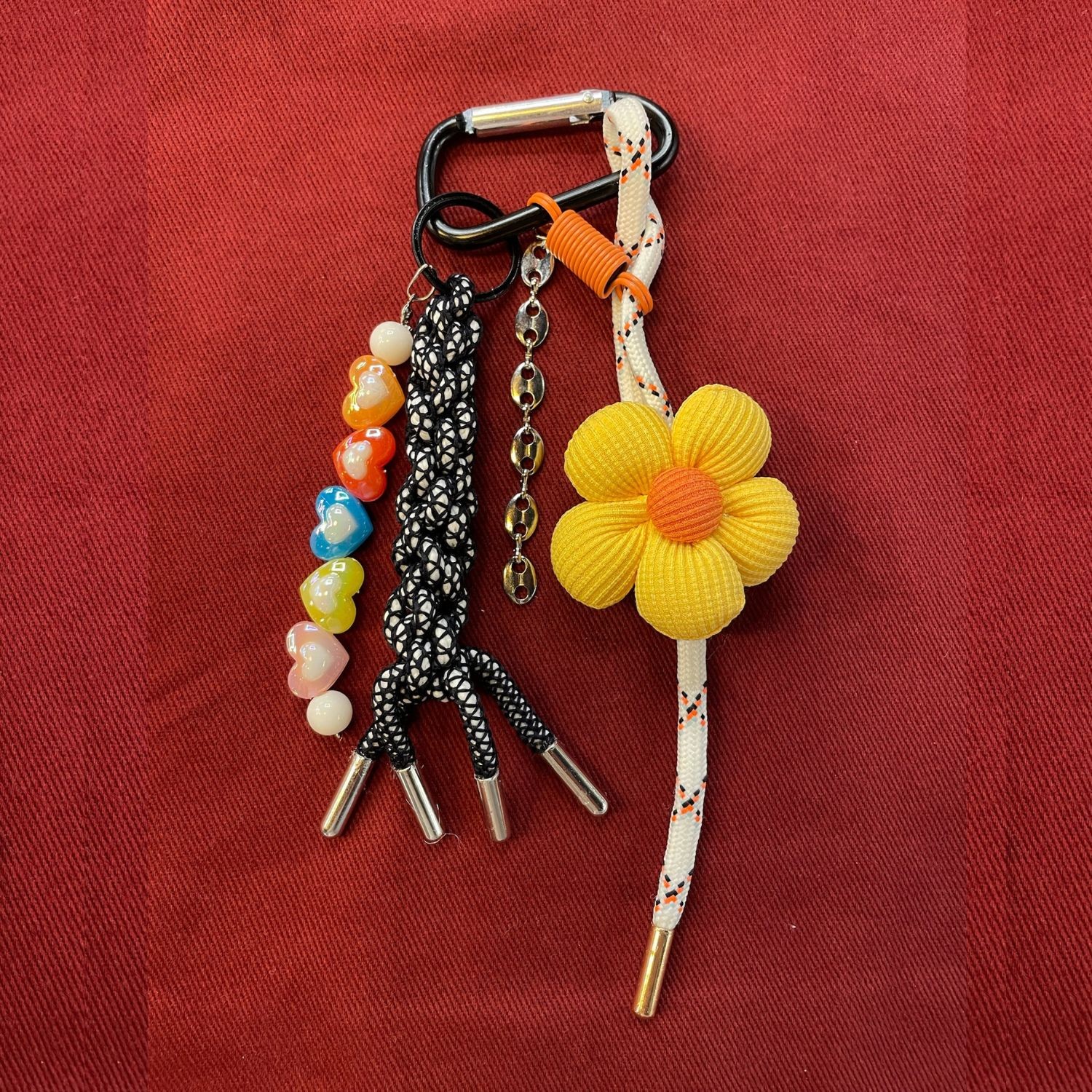 Flowers Çanta Süsü Charm | Fulique | Çanta Aksesuarları - SARI