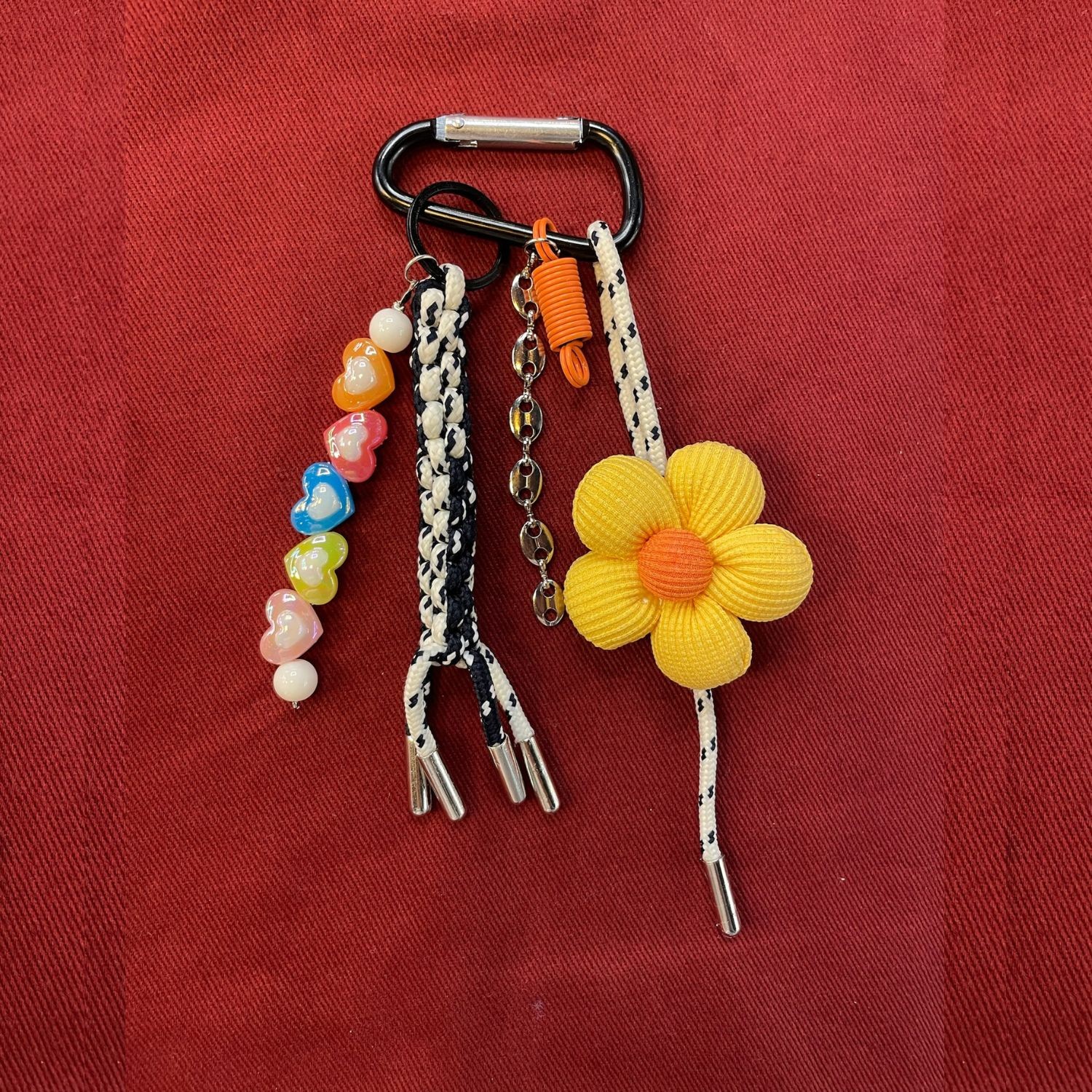 Flowers Çanta Süsü Charm | Fulique | Çanta Aksesuarları - TURUNCU