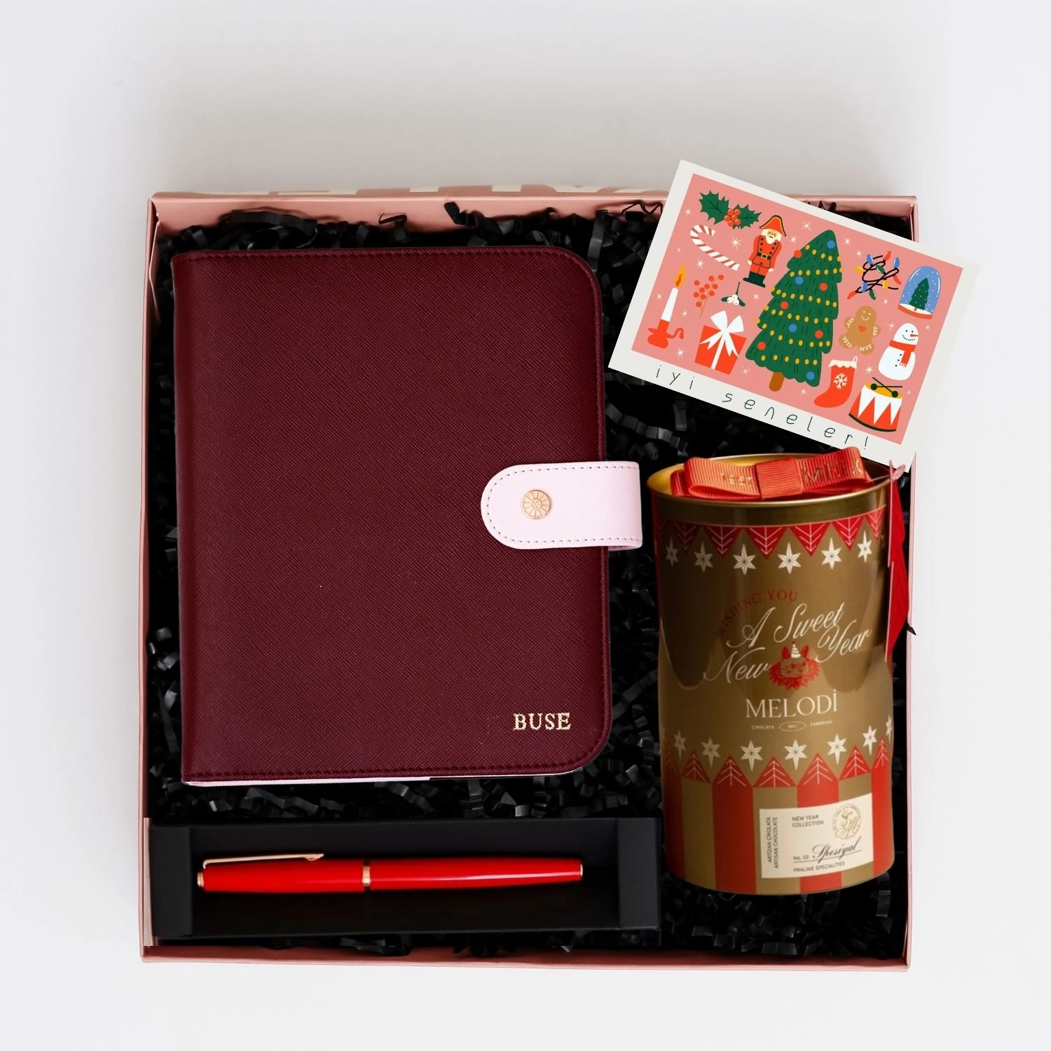 2026 Ajanda Seti Yılbaşı Hediye Kutusu - BELLA