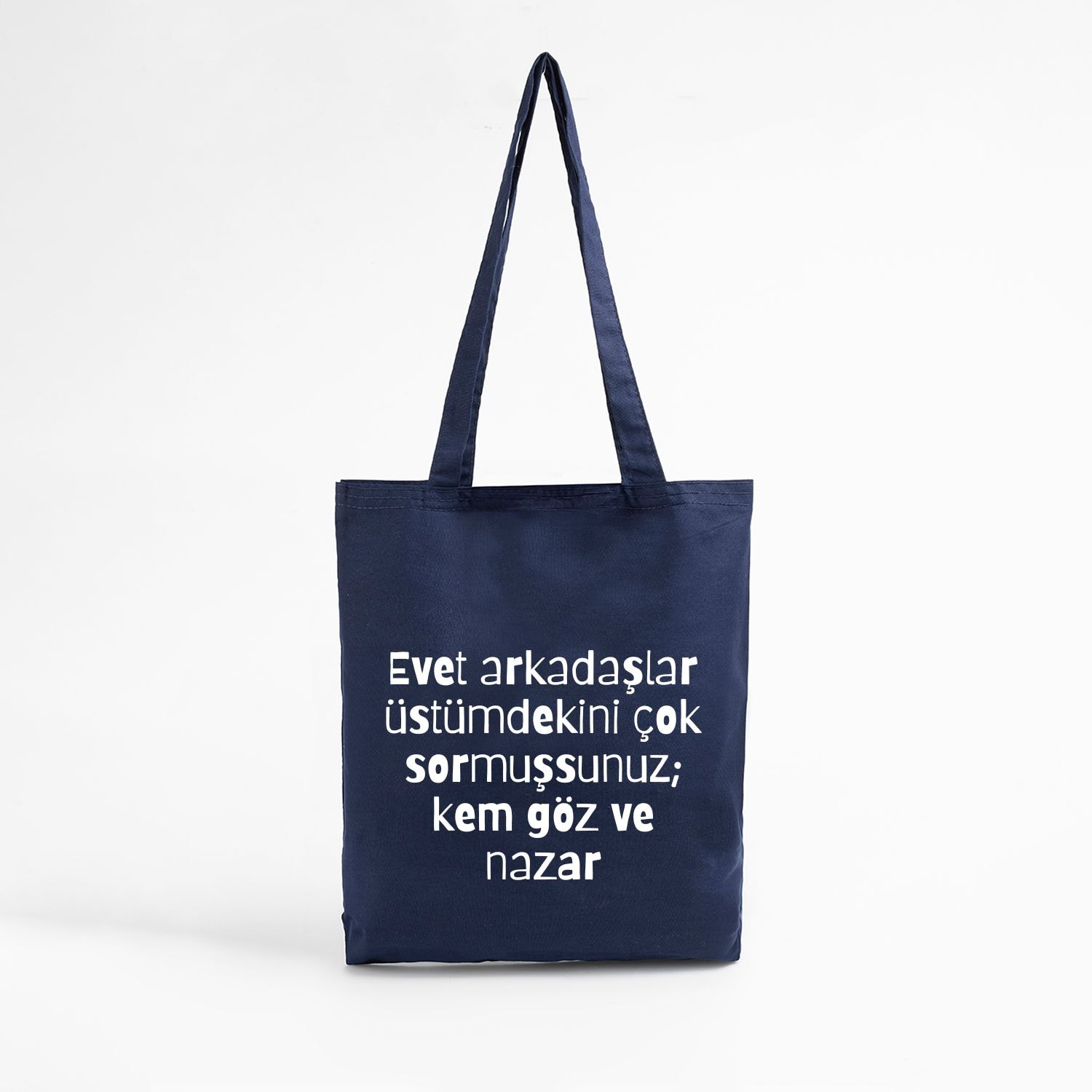 Evet Arkadaşlar Baskılı Bez Çanta