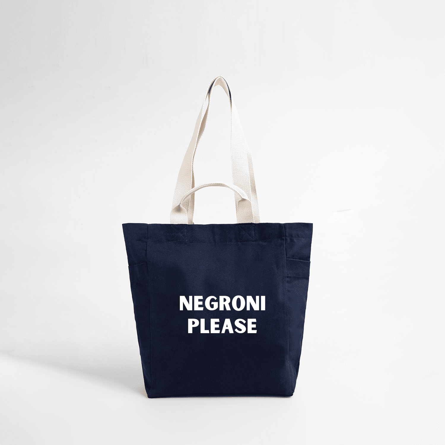 NEGRONI PLEASE Baskılı Bez Çanta
