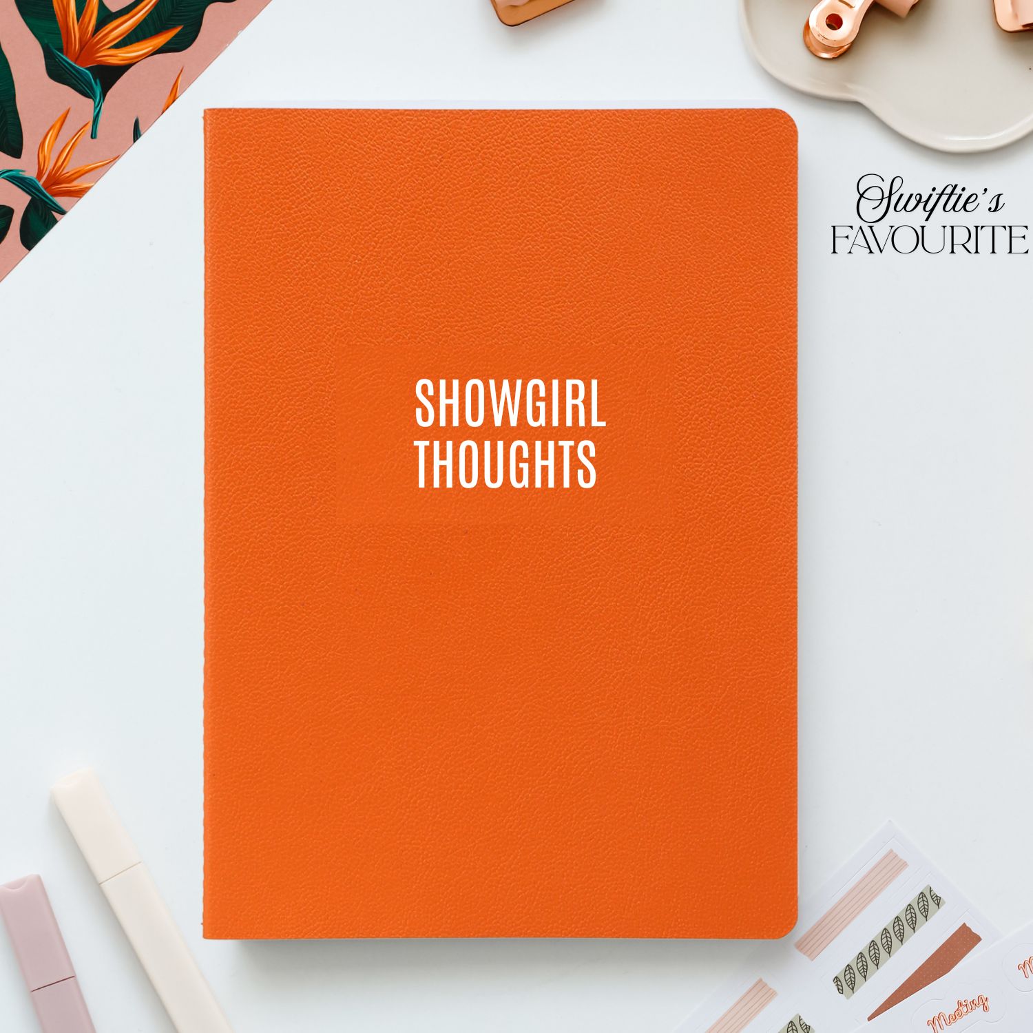 SHOWGIRL THOUGHTS Çizgili Defter