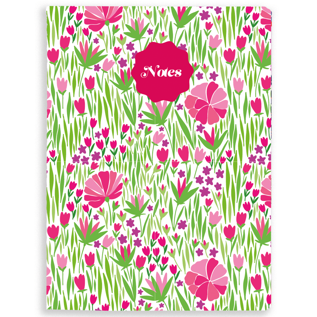 Soft Kapak Noktalı Defter - PINK GREEN PASSION