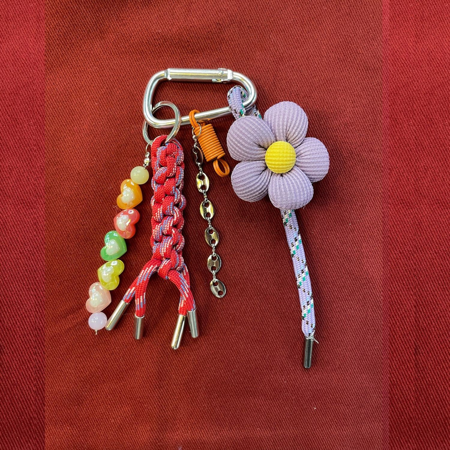 Flowers Çanta Süsü Charm | Fulique | Çanta Aksesuarları - PEMBE