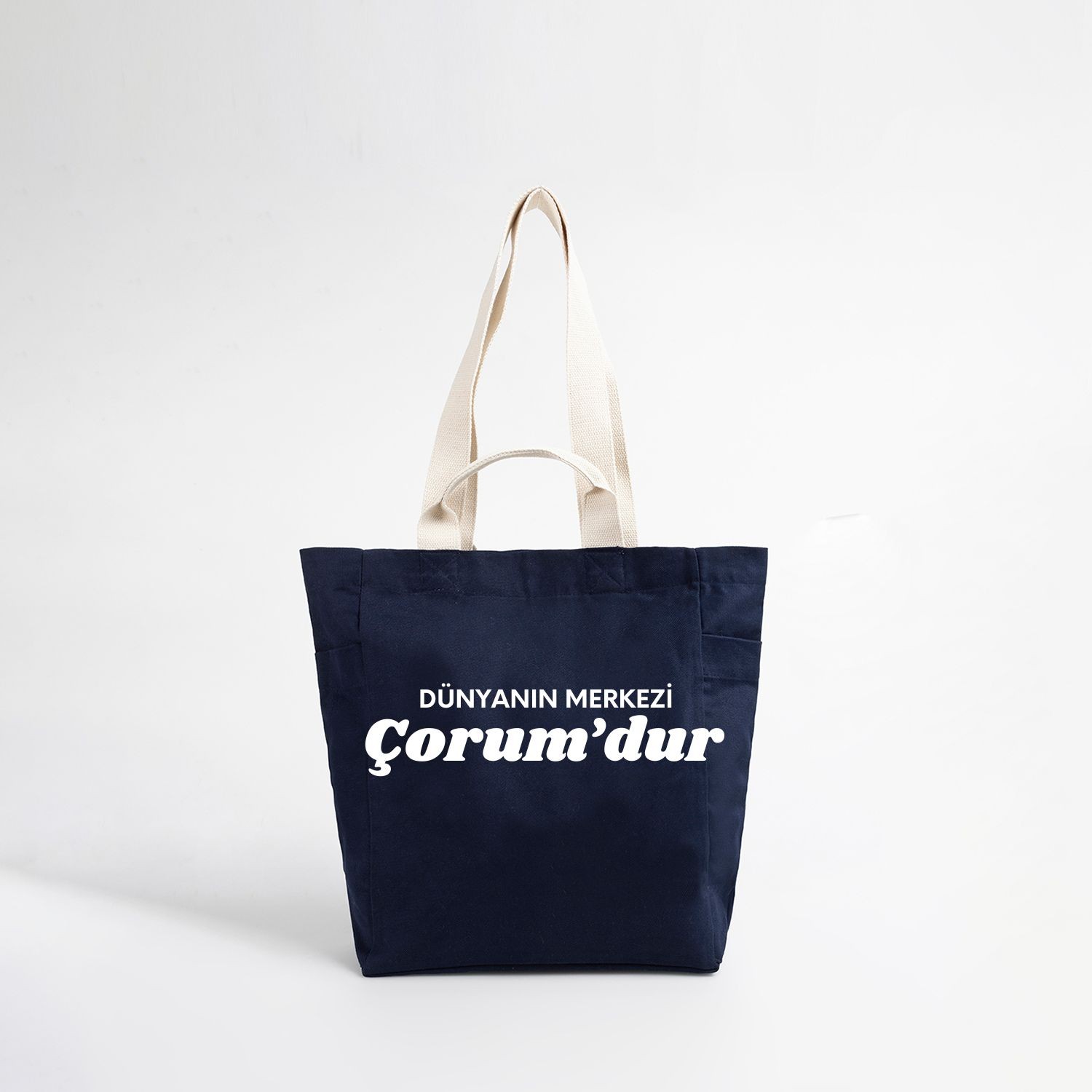 Çorum’dur Dünyanın MERKEZİ Kanvas Çanta