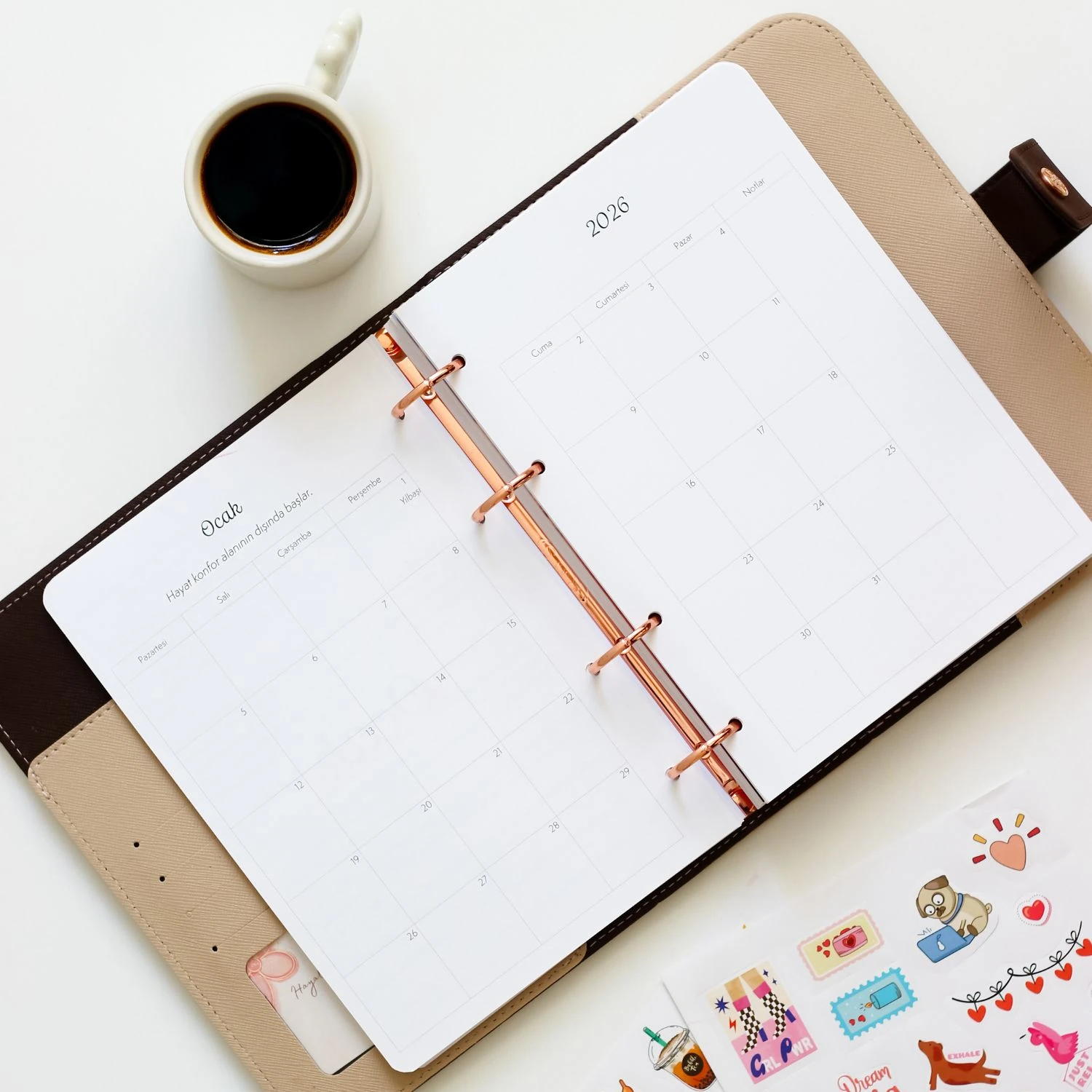 2026 Tarihli Geleceği Planlama Ajandası Alice