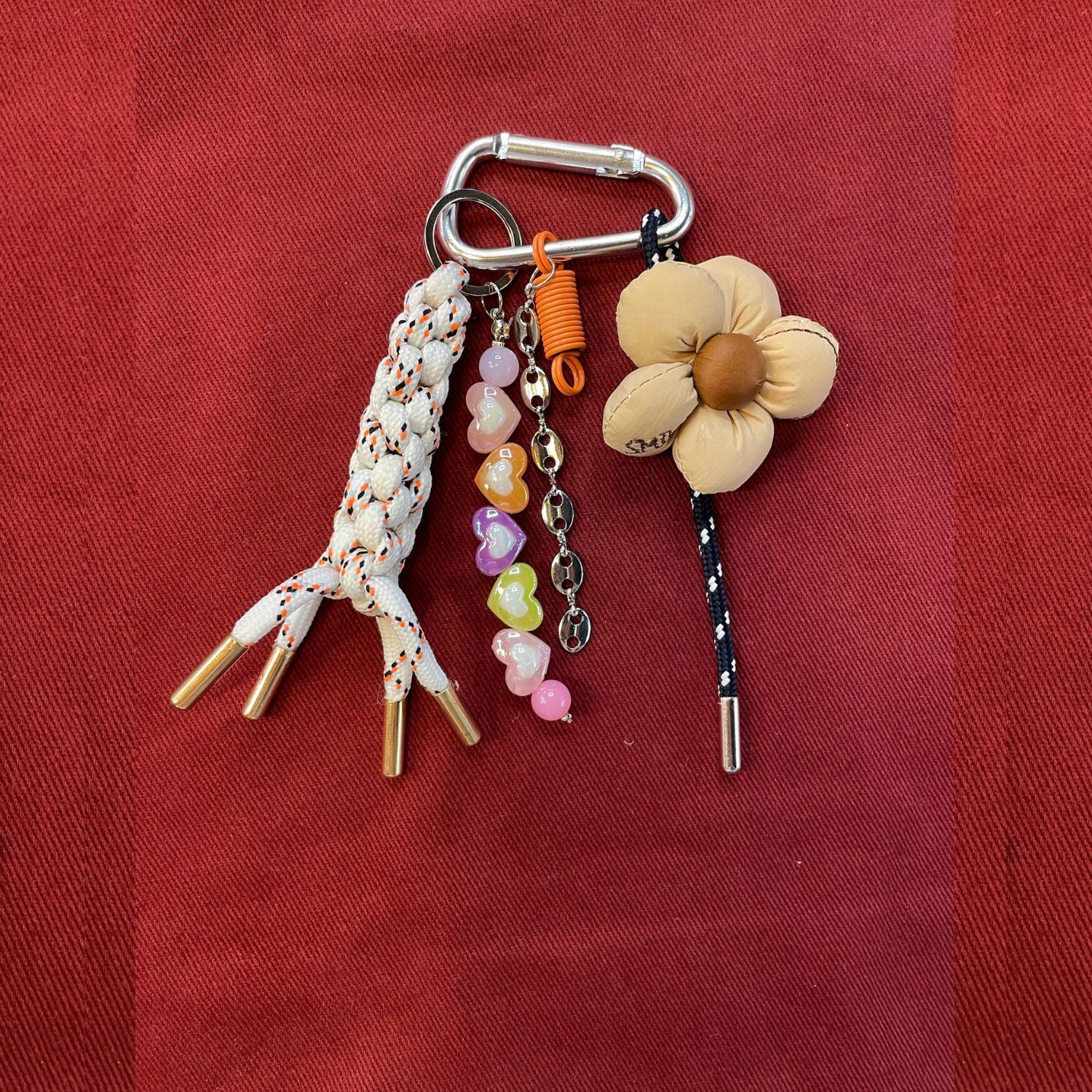 Flowers Çanta Süsü Charm | Fulique | Çanta Aksesuarları - BEJ