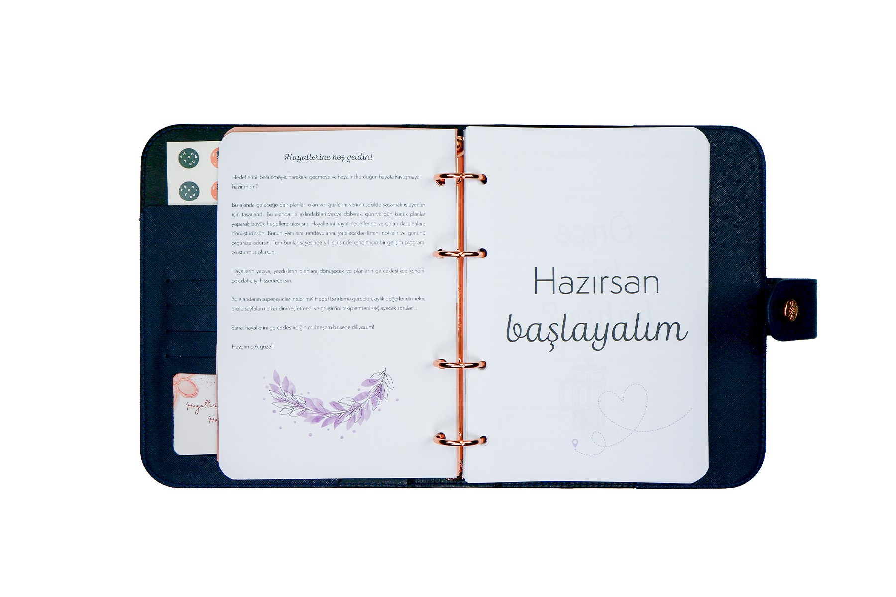 Süresiz Ajanda Geleceği Planlama Ajandası