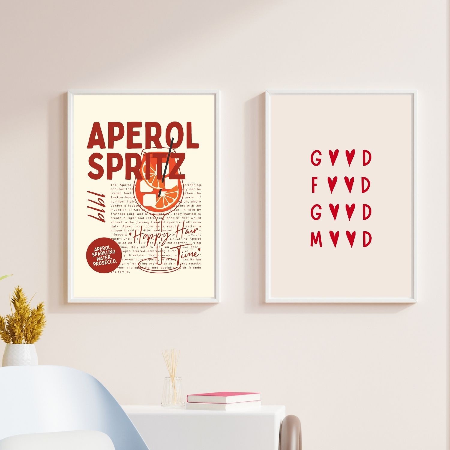 Aperol Spritz 2'li Poster Seti