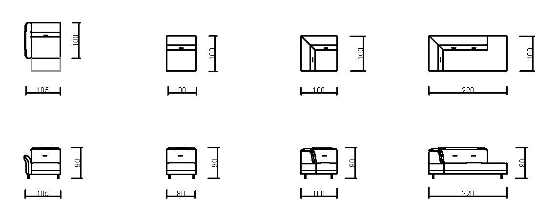 Küba Ecksofa Set