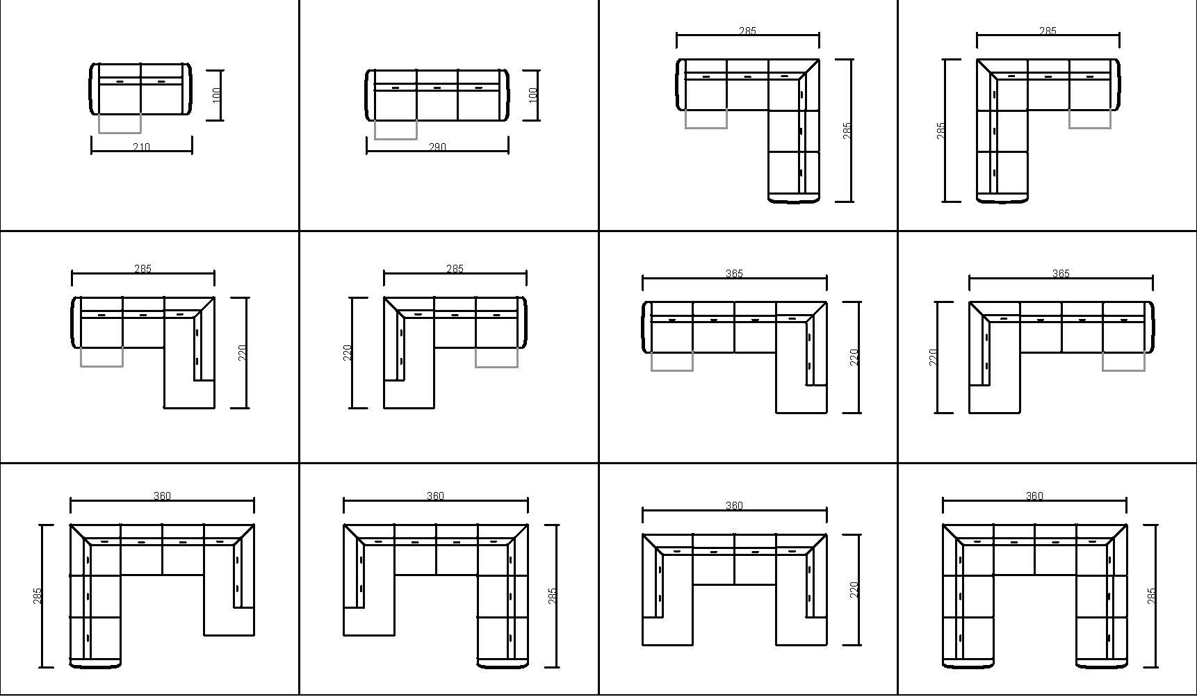 Küba Ecksofa Set