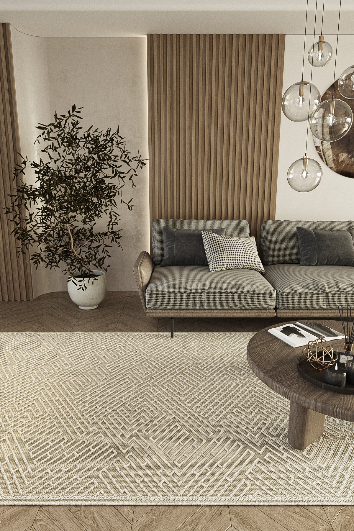 Teppich Schneidbar Rug Elit 12 Beige Hallway 