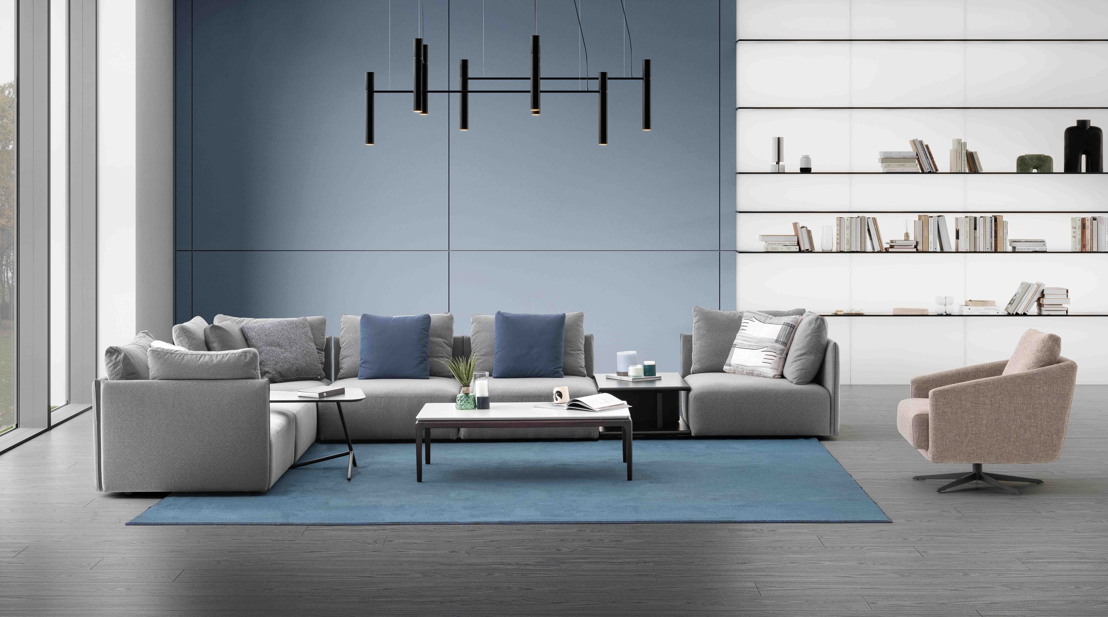 Living Flat Ecksofa Set