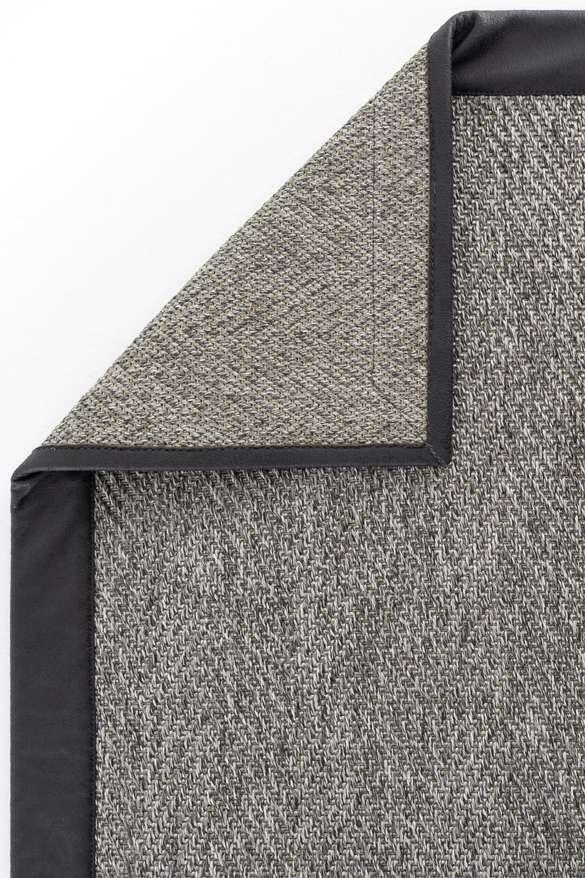 Berlin M720 Stroh Textur Herringbone Kurzflorteppich