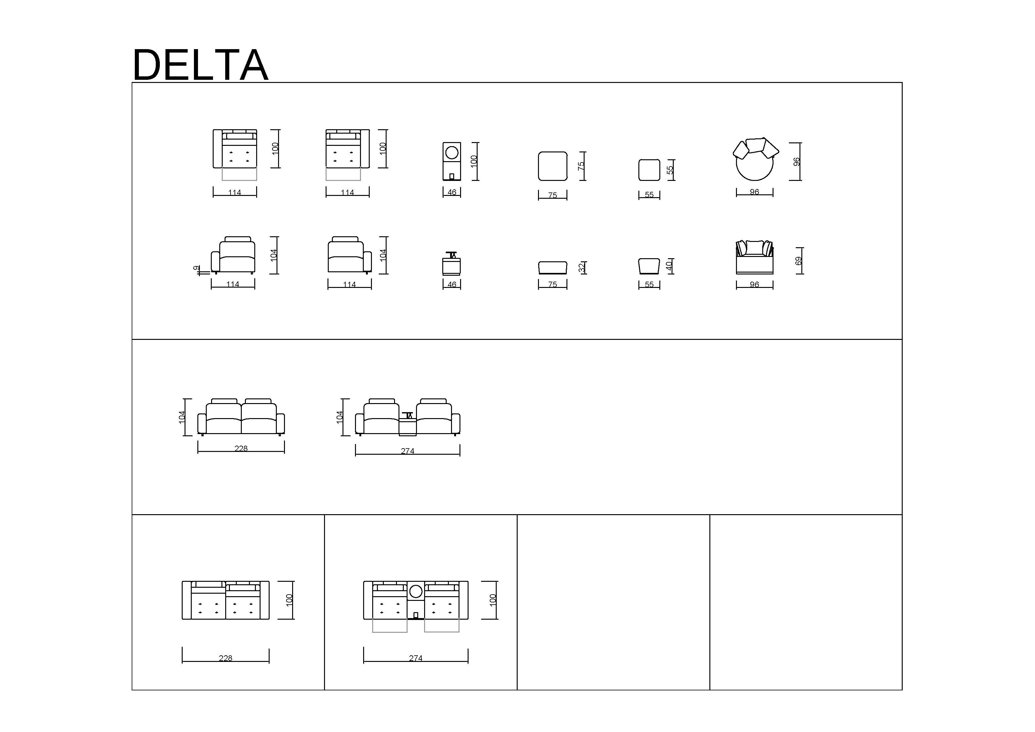 Delta Koltuk Takımı