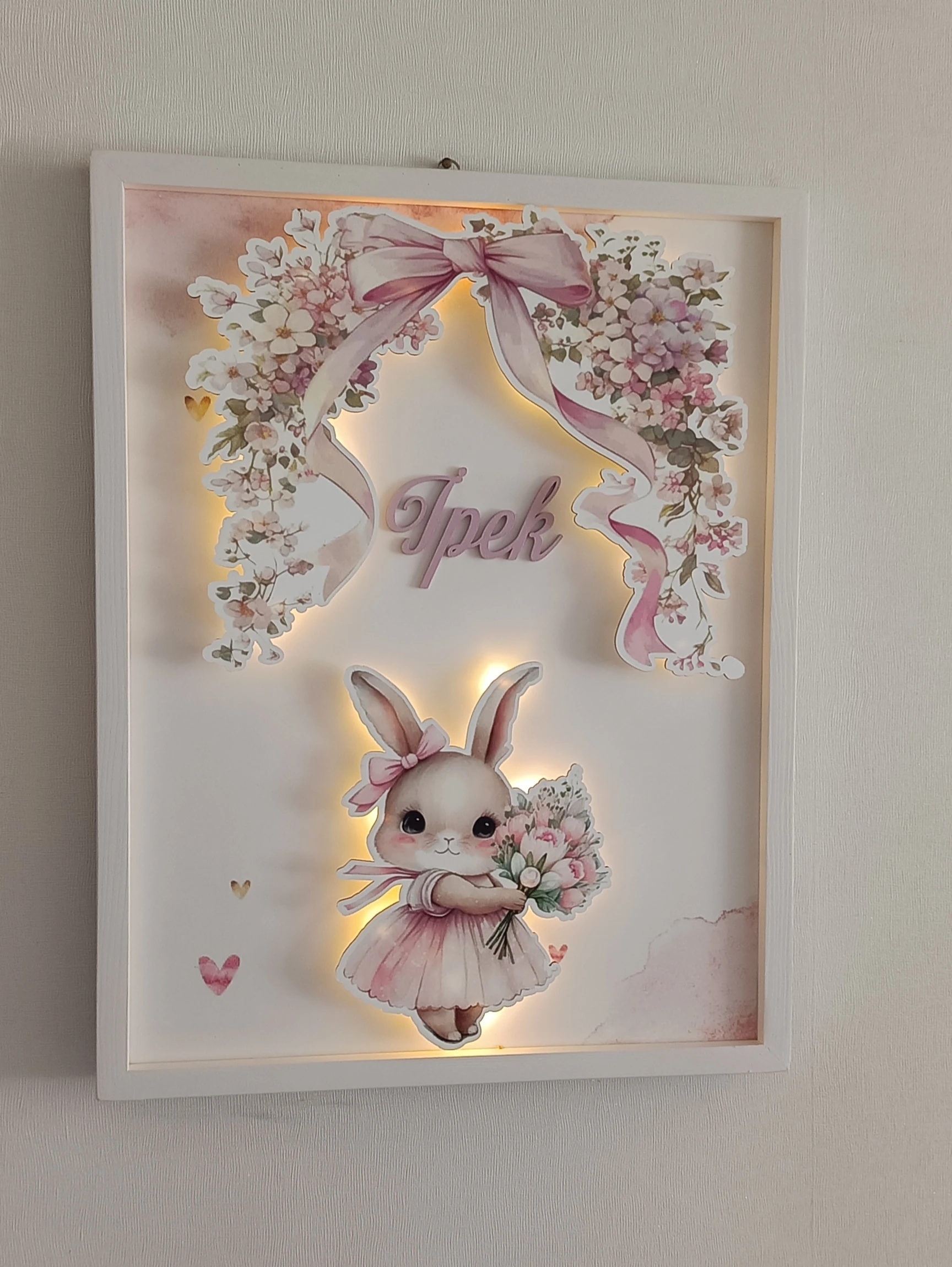 ÇİÇEK TEMALI KAPI SÜSÜ