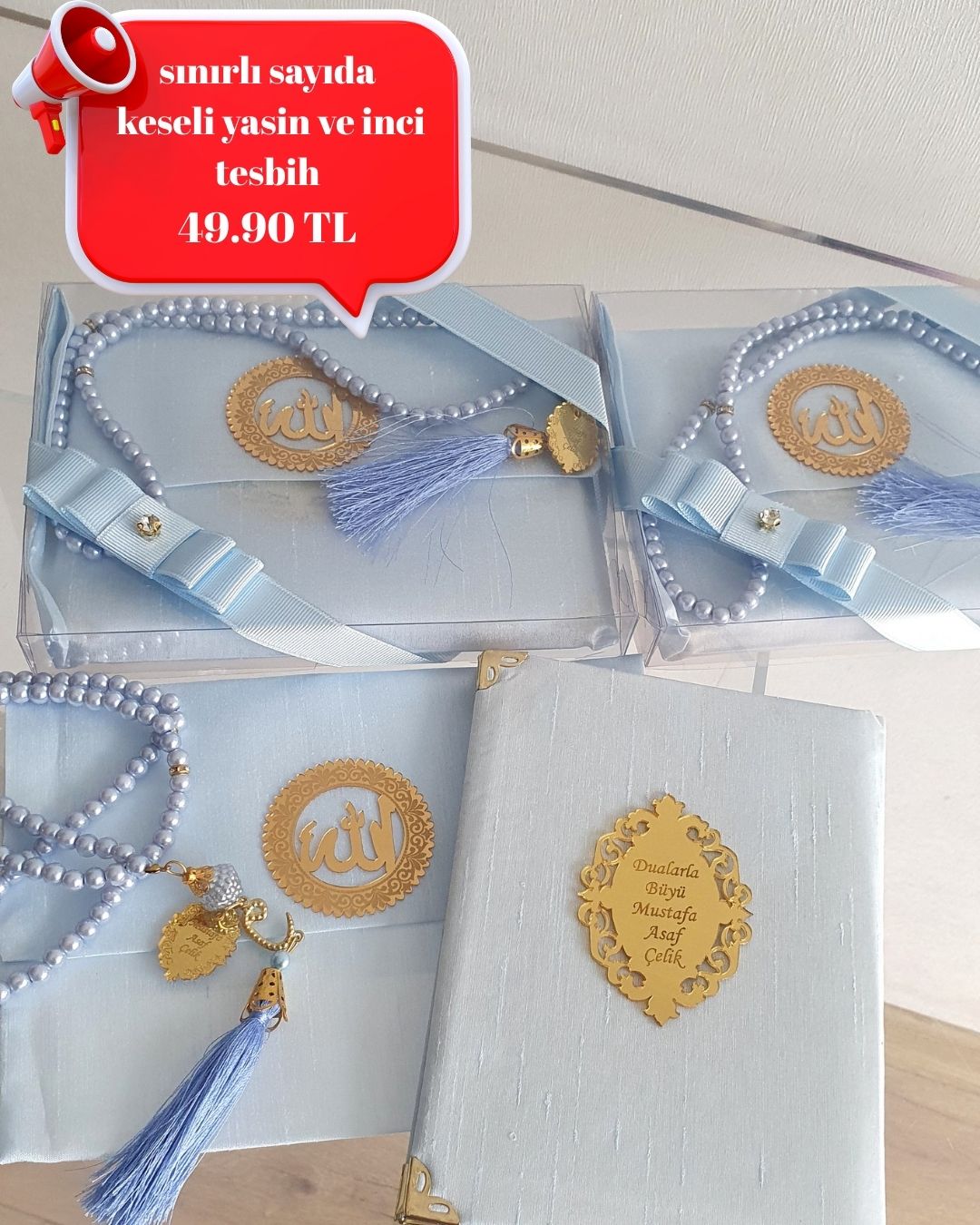 ASETAT KUTUDA KESELİ YASİN VE TESBİH
