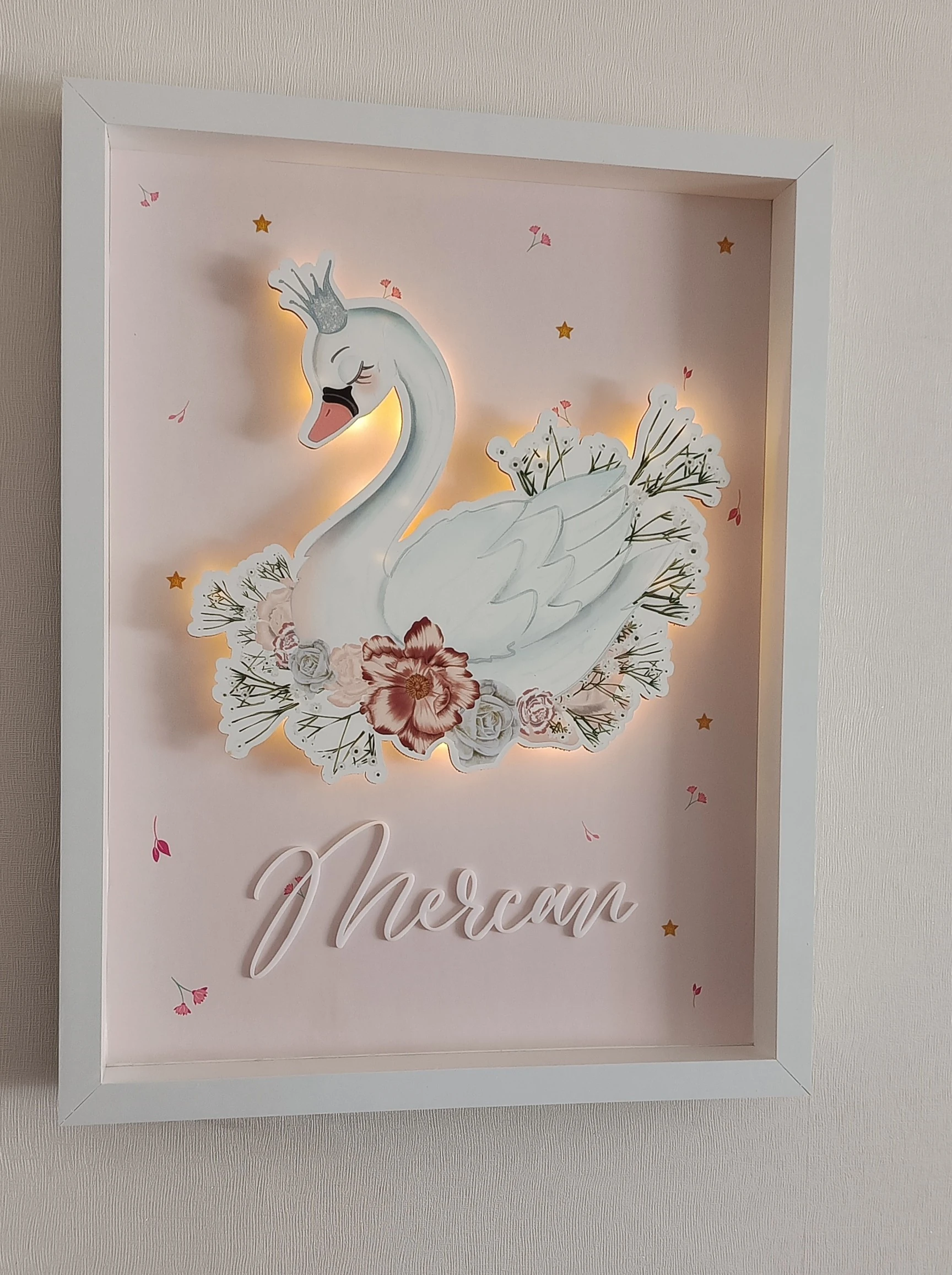 KUĞU TEMALI KAPI SÜSÜ