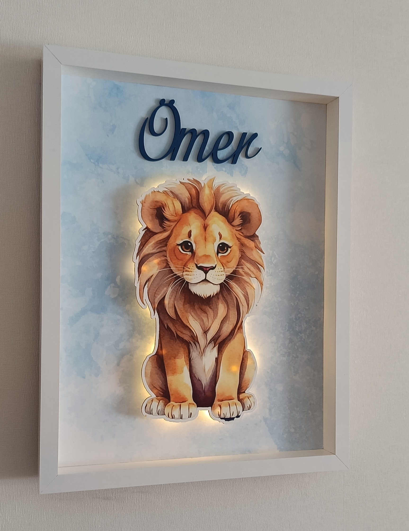 ASLAN TEMALI PANO KAPI SÜSÜ