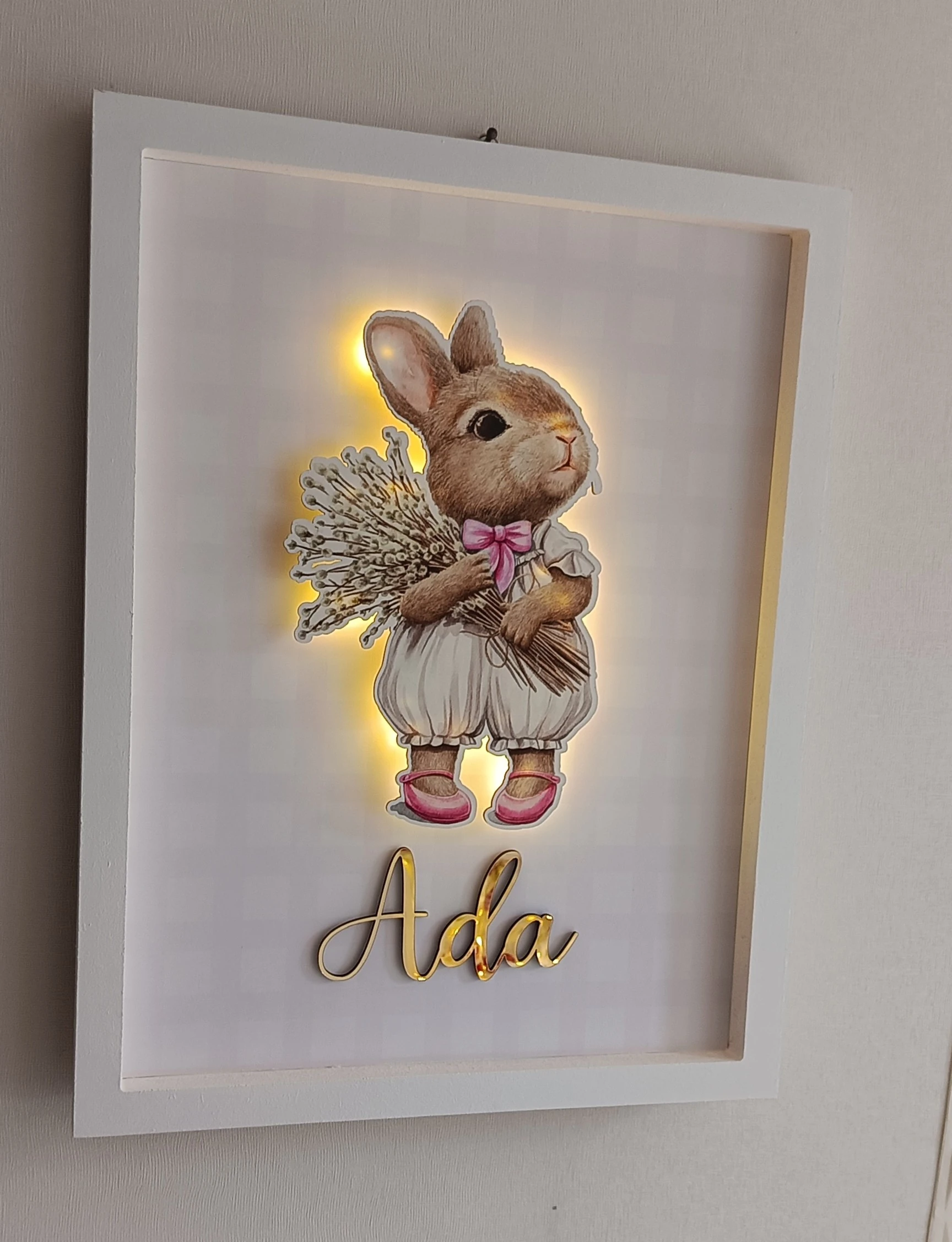 TAVŞAN TEMALI KAPI SÜSÜ