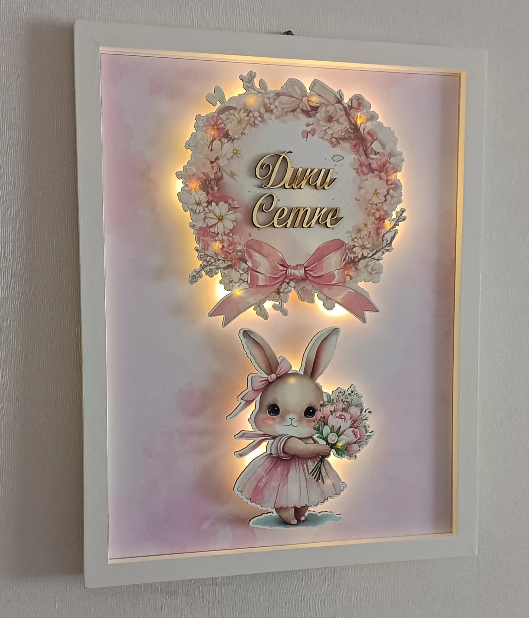 ÇİÇEK TEMALI KAPI SÜSÜ