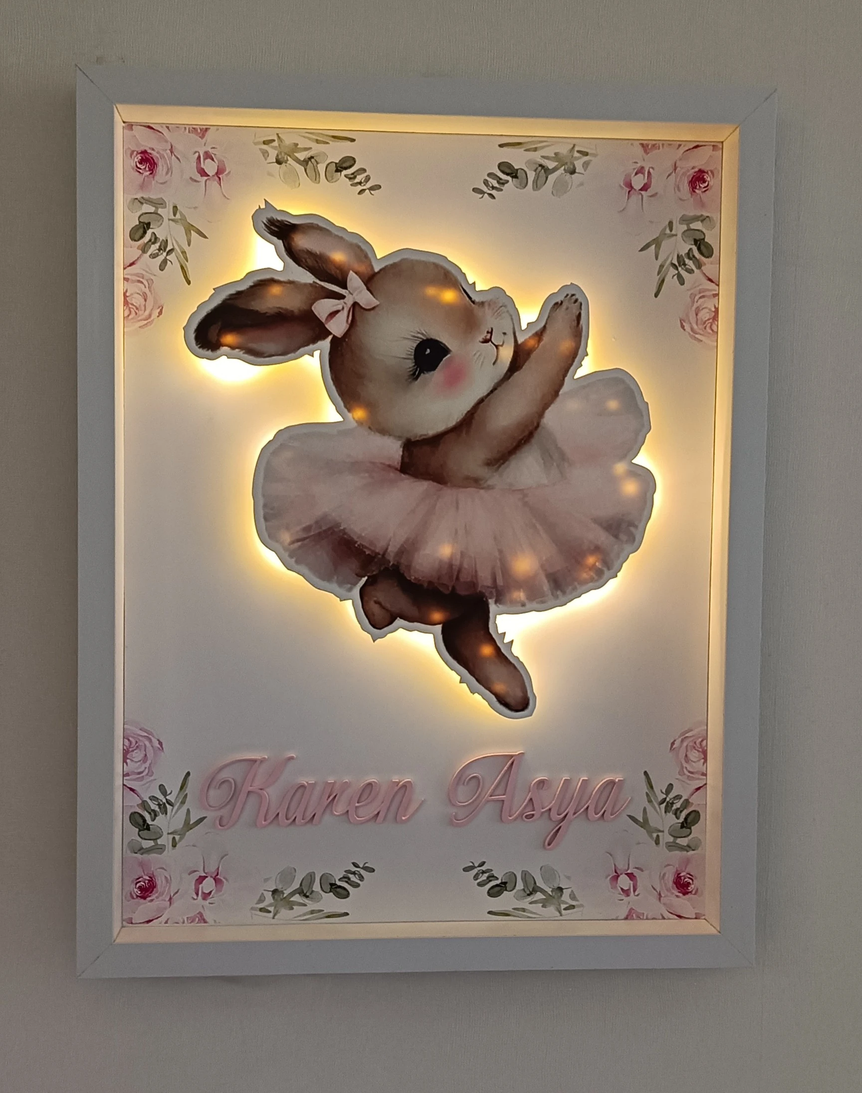 TAVŞAN TEMALI KAPI SÜSÜ