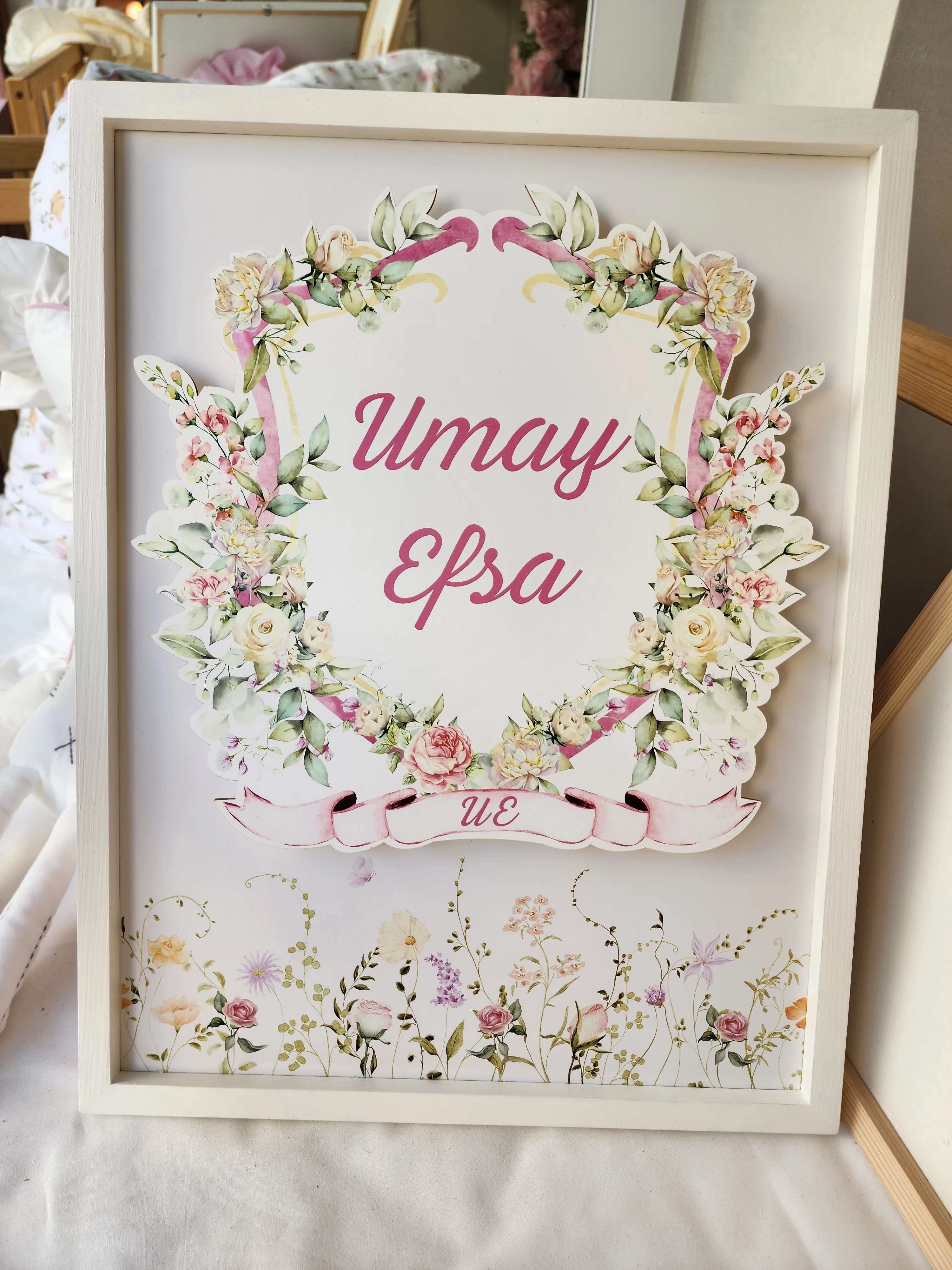 ÇİÇEK TEMALI KAPI SÜSÜ