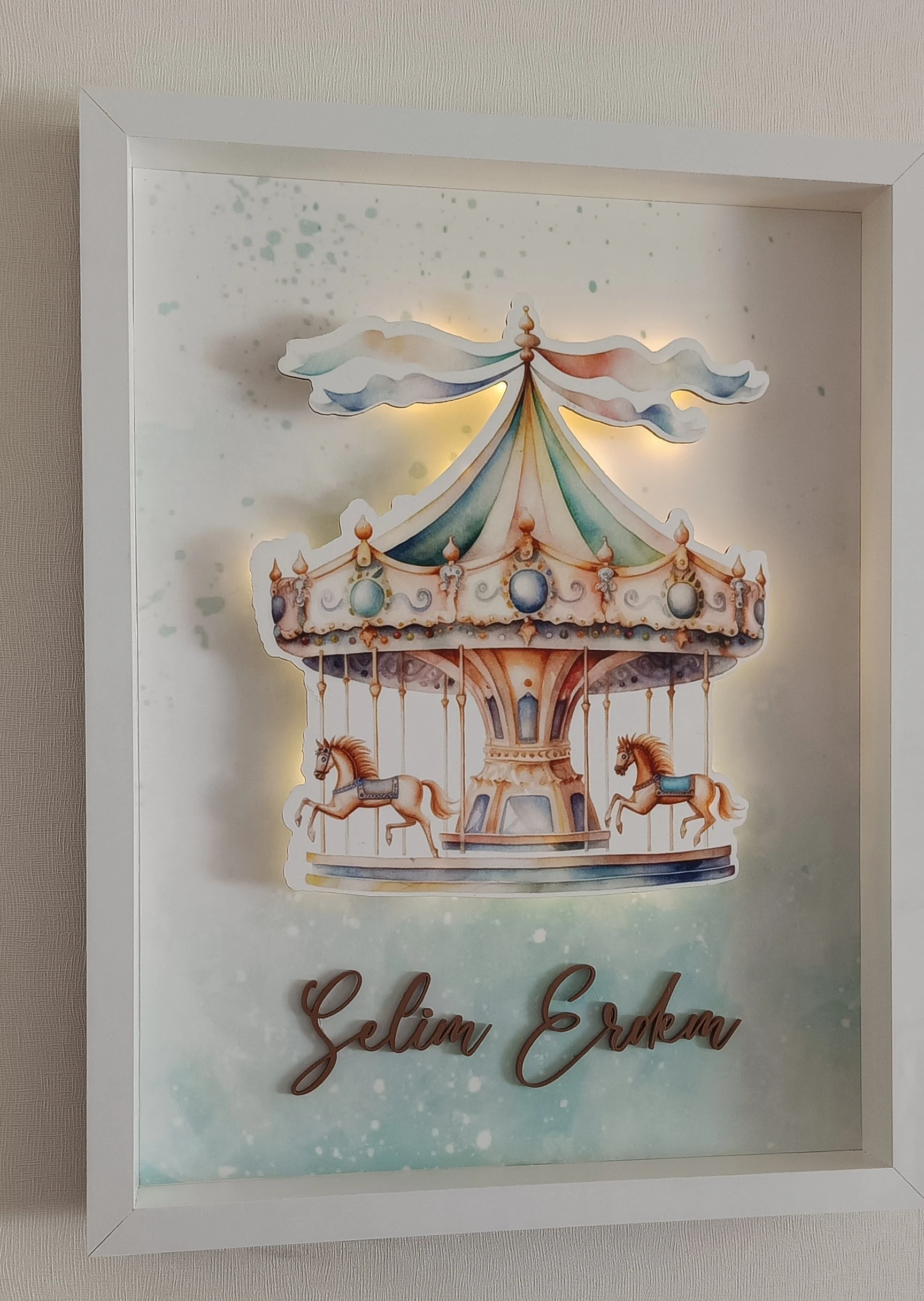 ATLIKARINCA TEMALI PANO KAPI SÜSÜ