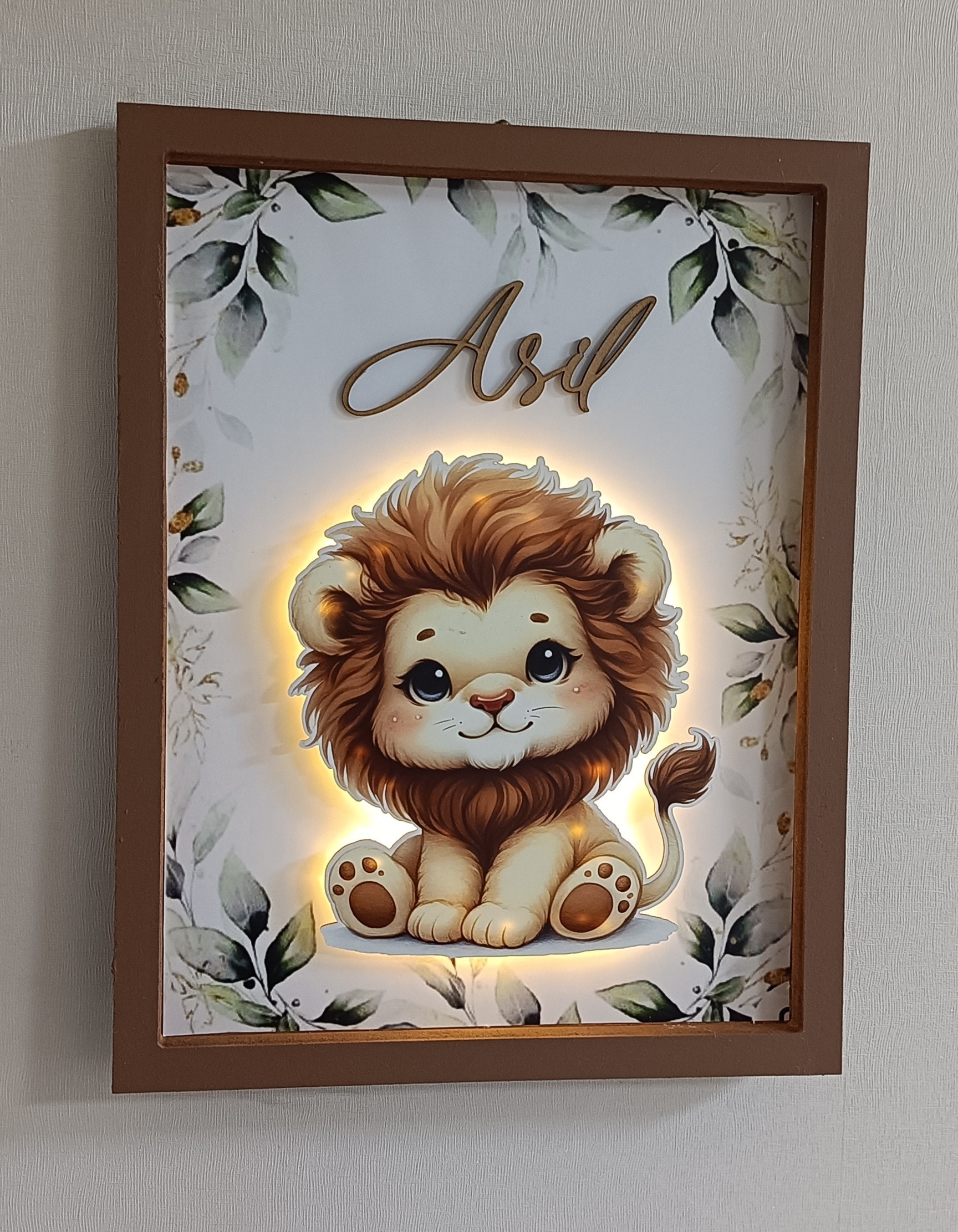 ASLAN TEMALI PANO KAPI SÜSÜ