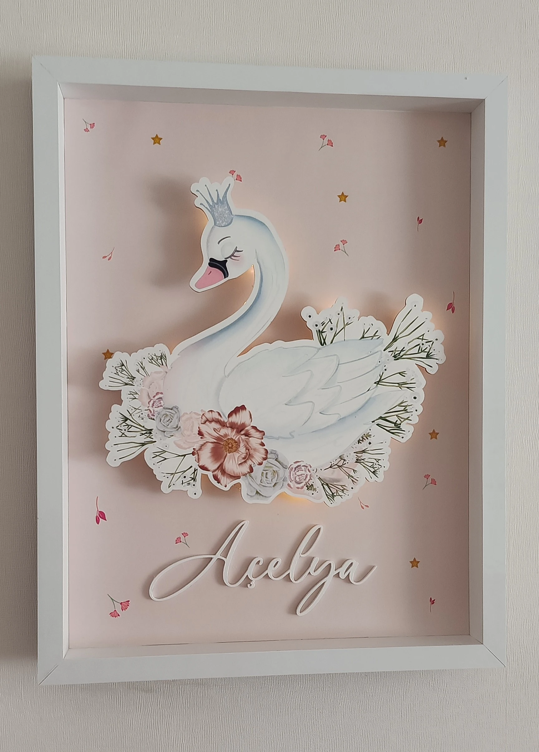 KUĞU TEMALI KAPI SÜSÜ