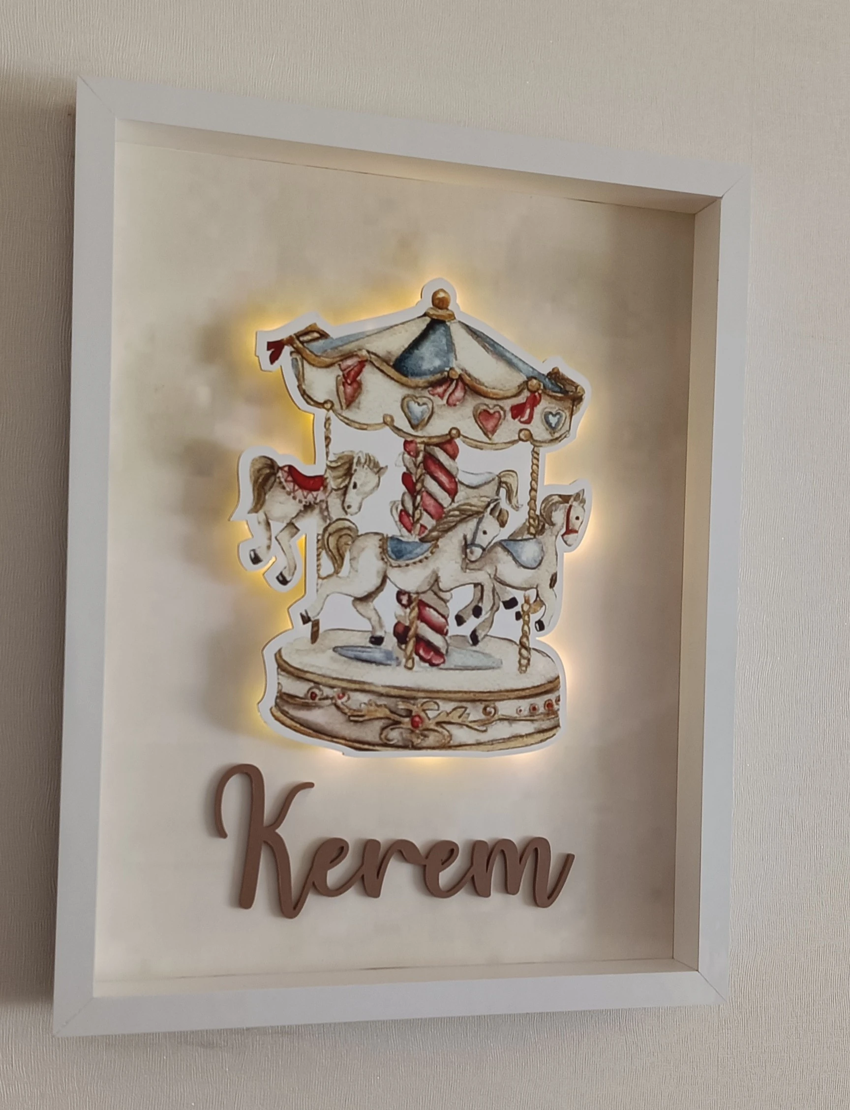 ATLIKARINCA TEMALI PANO KAPI SÜSÜ