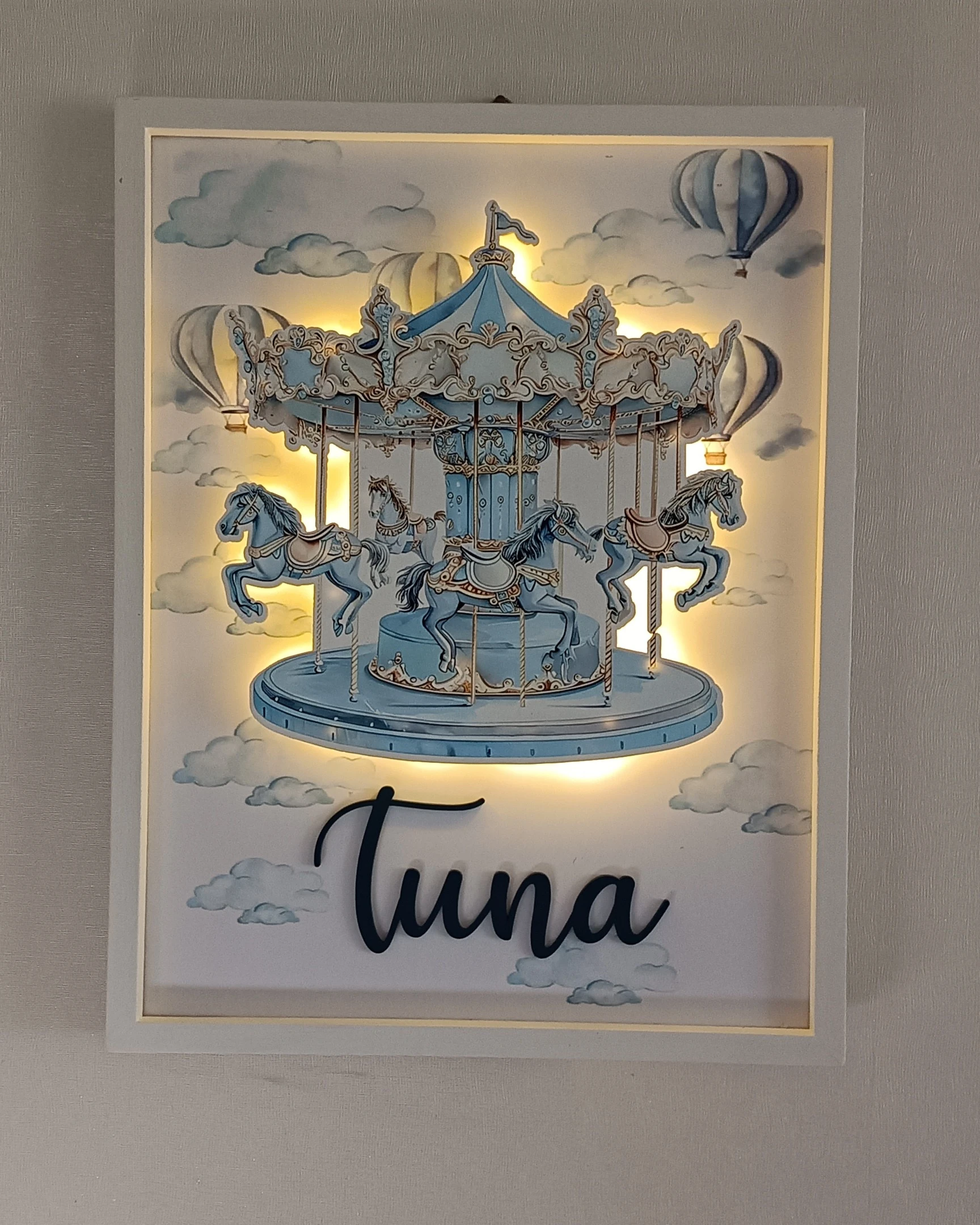 ATLIKARINCA TEMALI PANO KAPI SÜSÜ