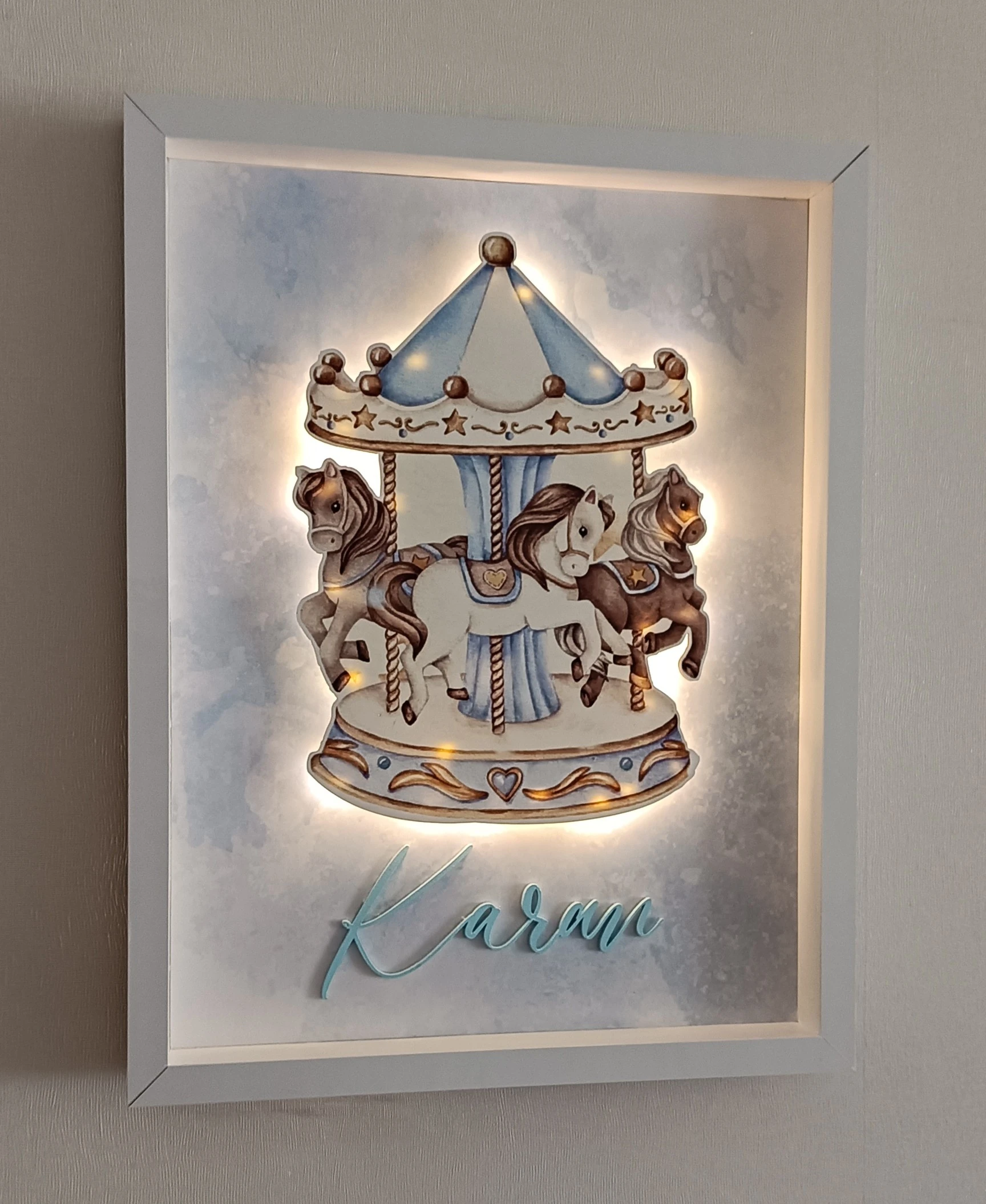 ATLIKARINCA TEMALI PANO KAPI SÜSÜ