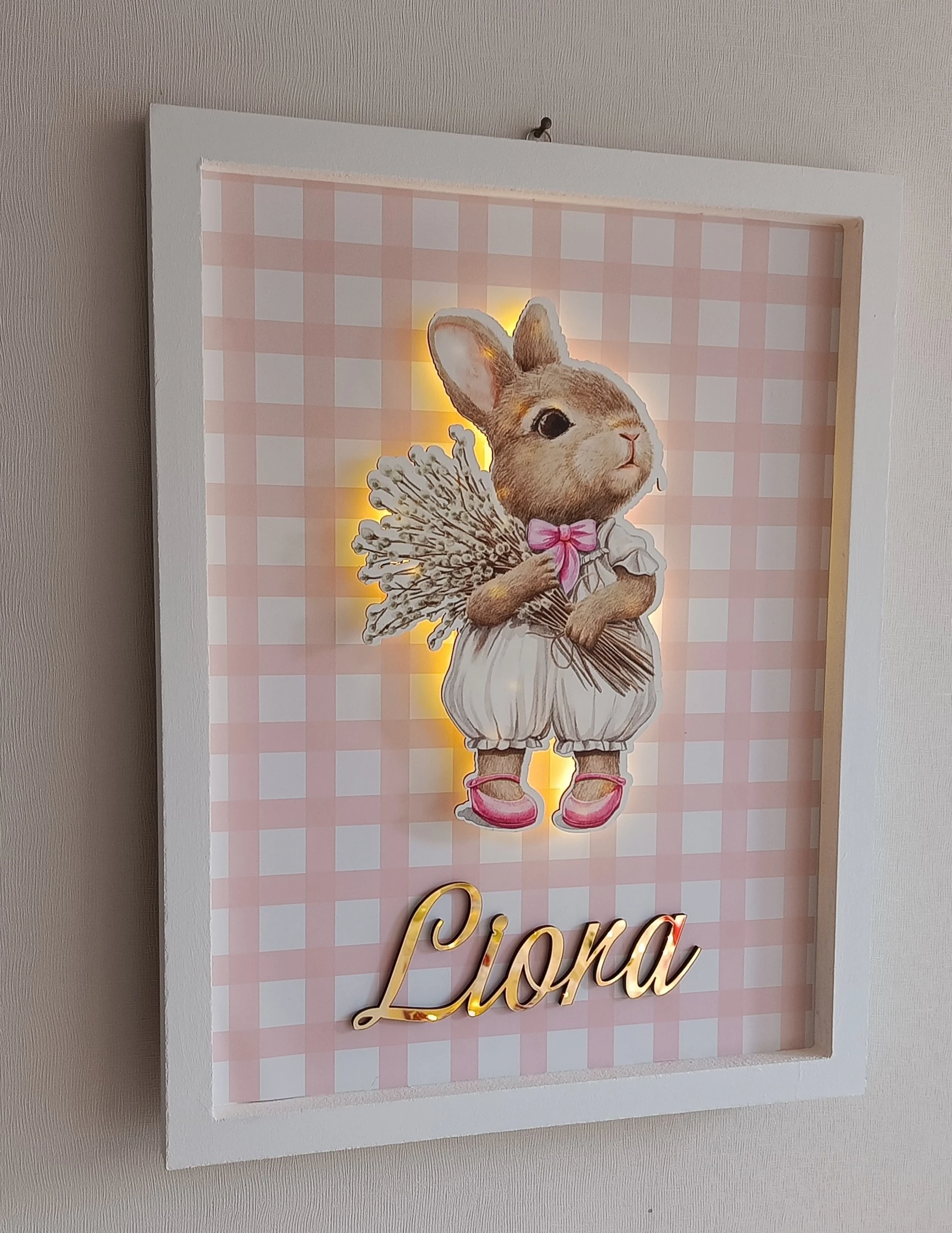 TAVŞAN TEMALI KAPI SÜSÜ