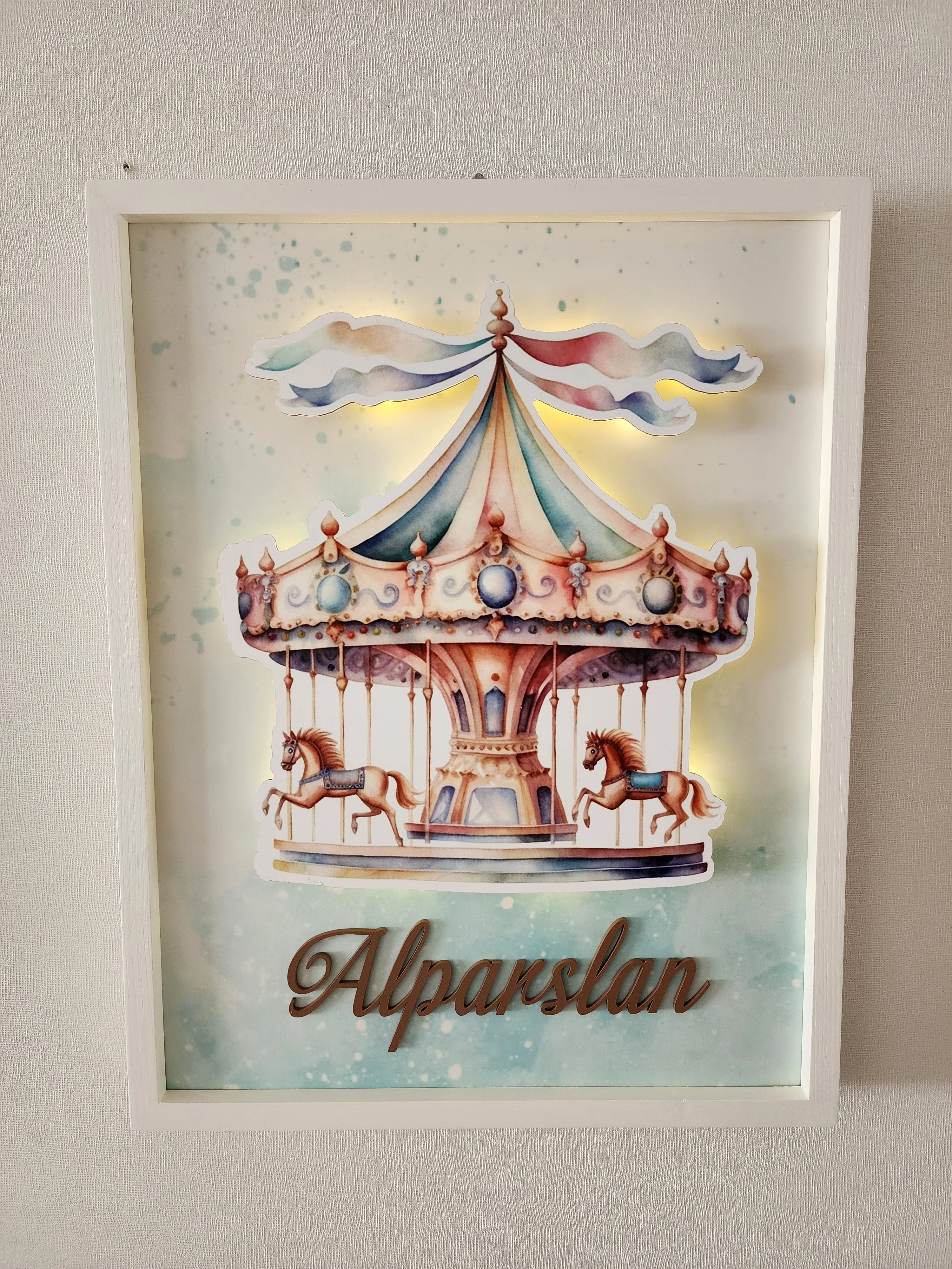 ATLIKARINCA TEMALI PANO KAPI SÜSÜ