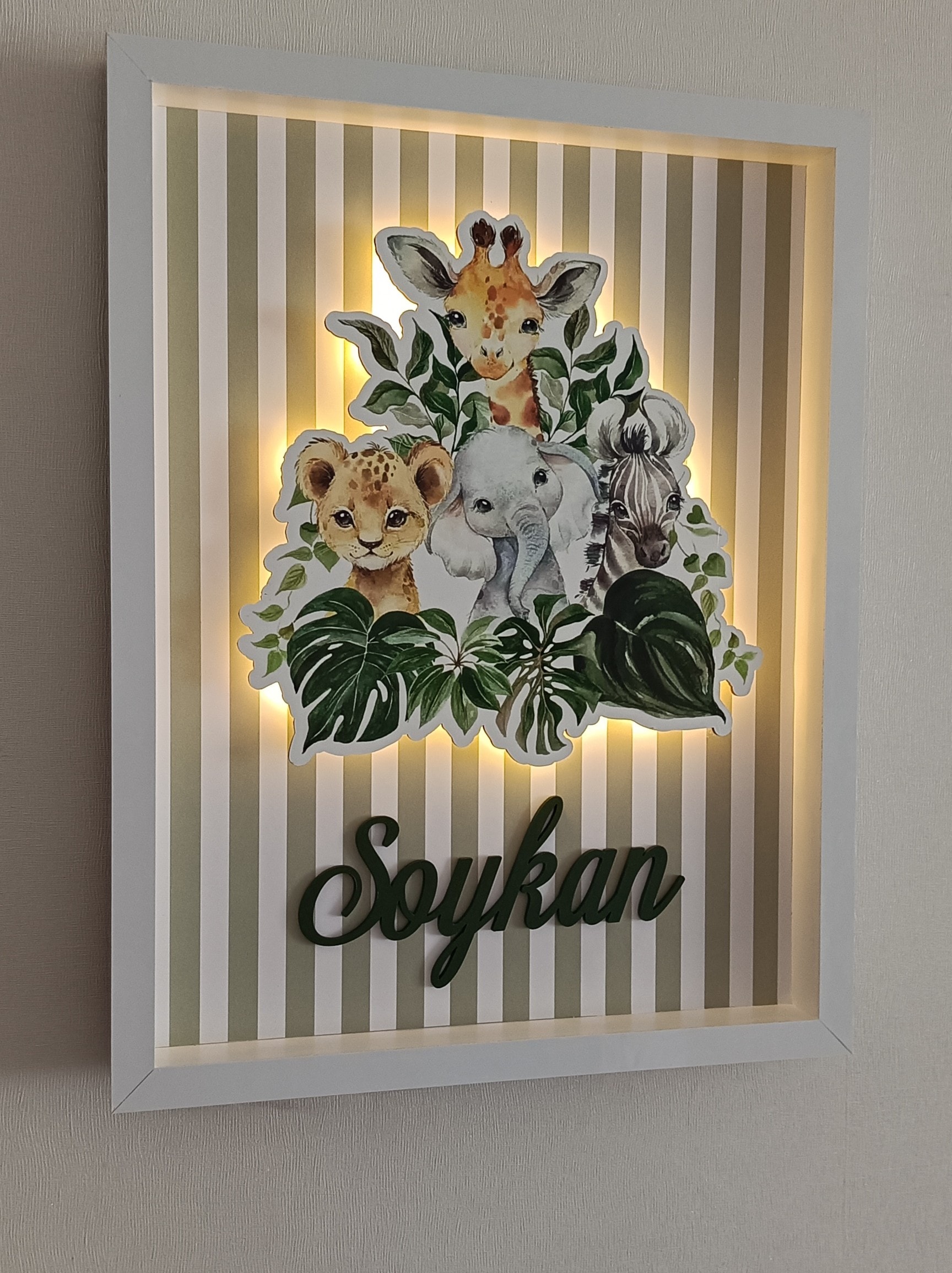 SAFARİ TEMALI KAPI SÜSÜ