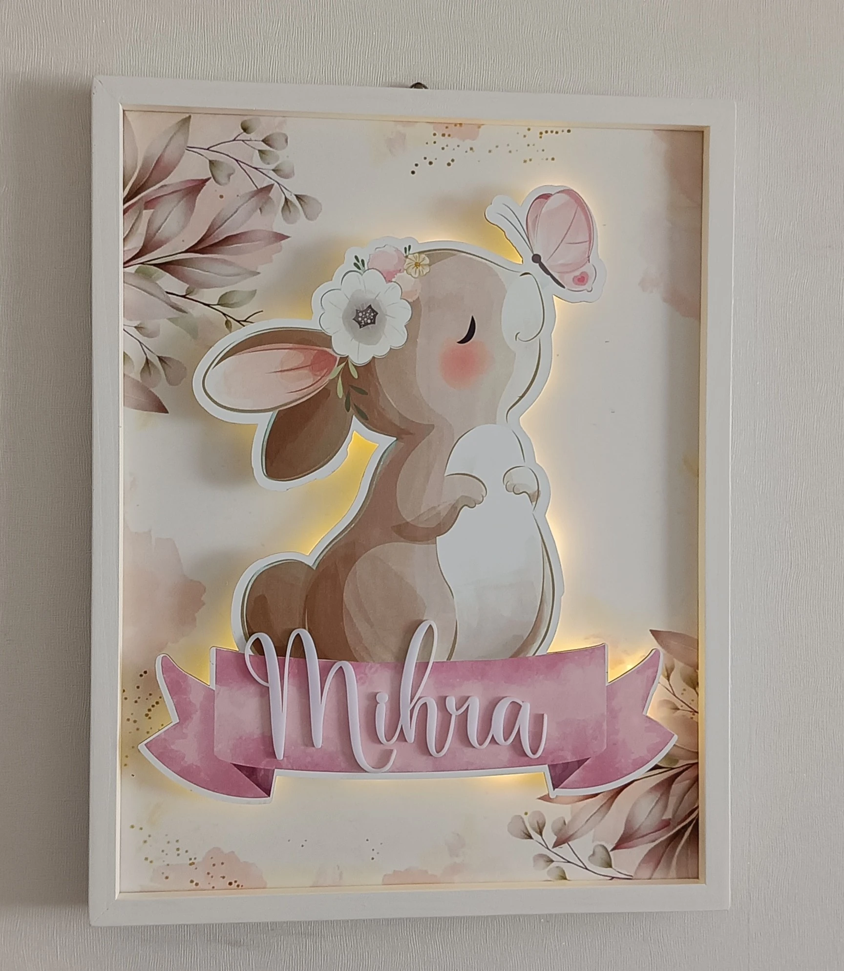 TAVŞAN TEMALI KAPI SÜSÜ