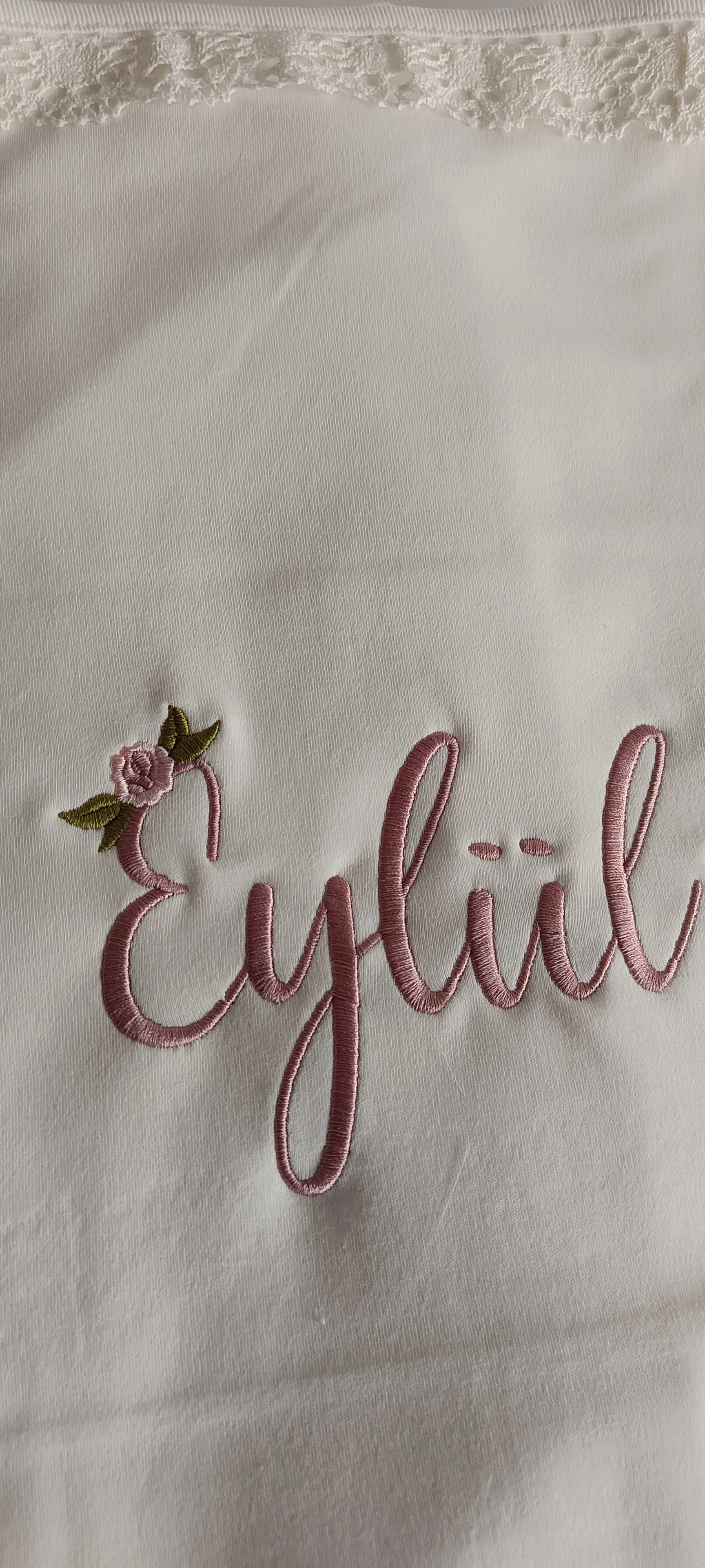 ÇİÇEK NAKIŞLI PENYE HASTANE ÇIKIŞI