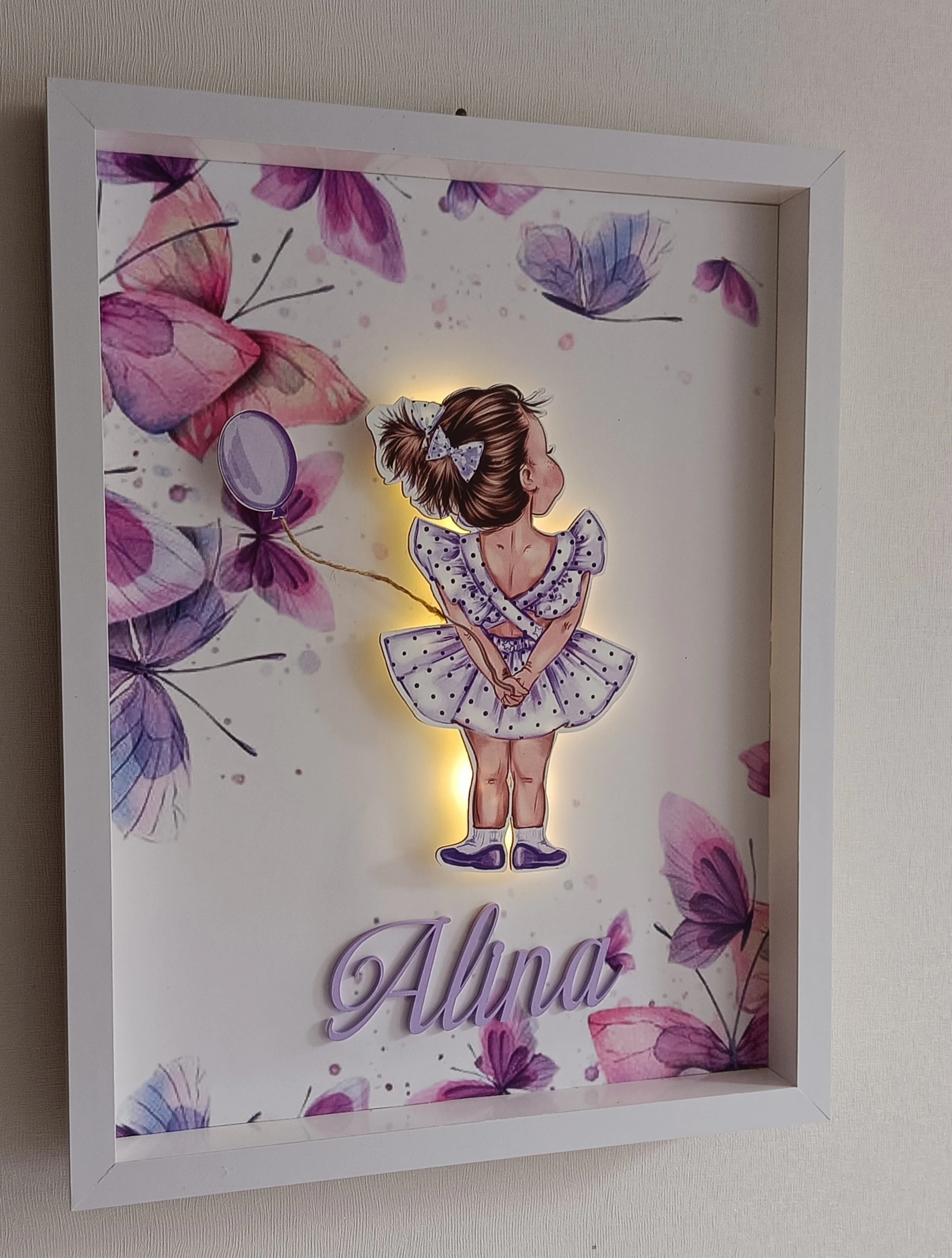 KIZ ÇOCUK TEMALI KAPI SÜSÜ