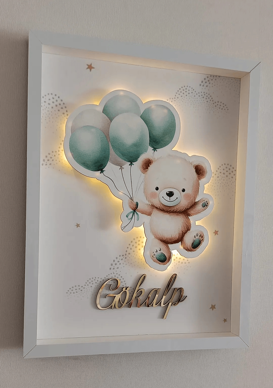 Balonlu Ayı Kapı Süsü