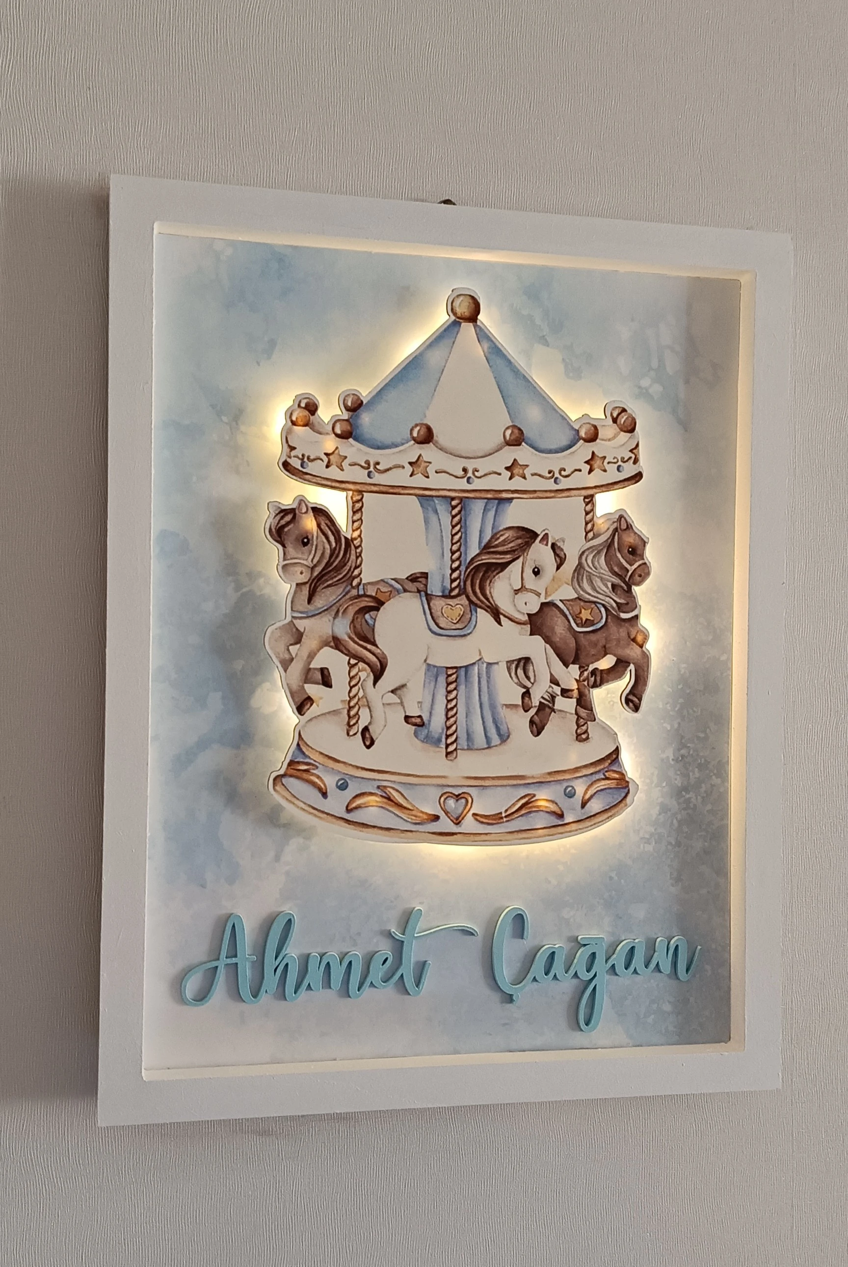 ATLIKARINCA TEMALI PANO KAPI SÜSÜ