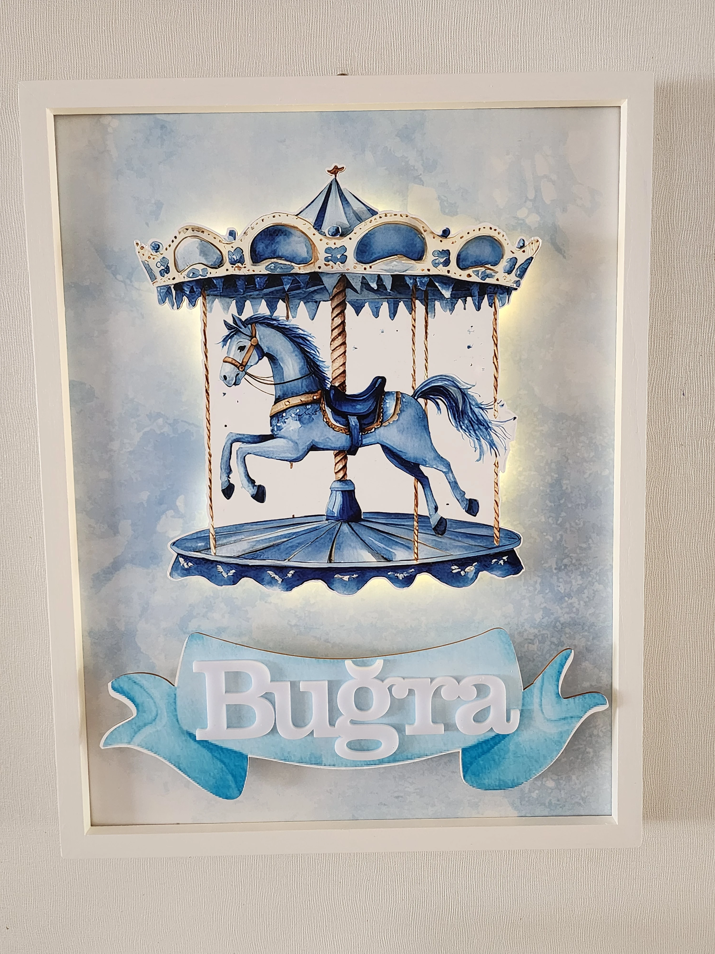 ATLIKARINCA TEMALI PANO KAPI SÜSÜ