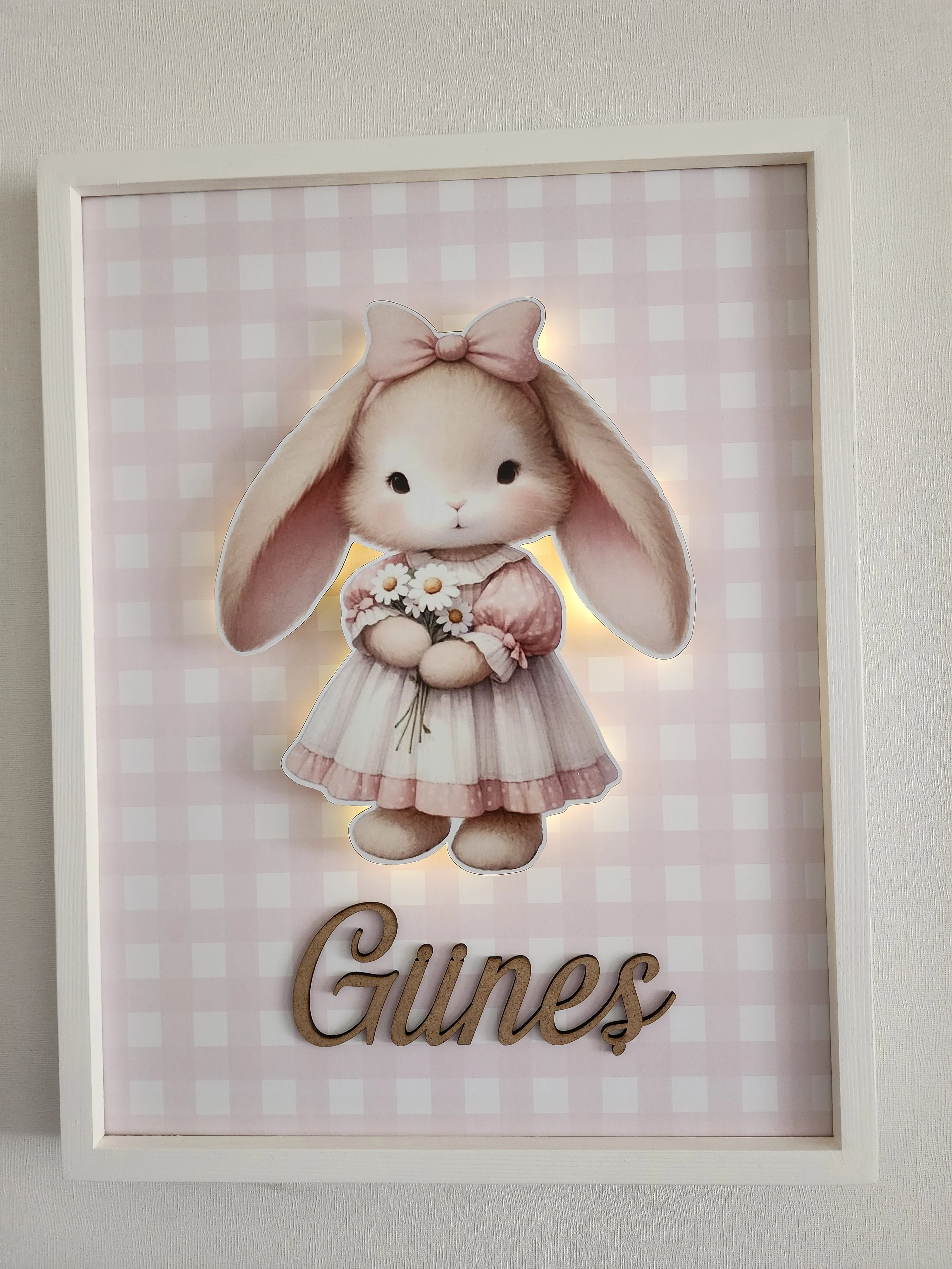 TAVŞAN TEMALI KAPI SÜSÜ